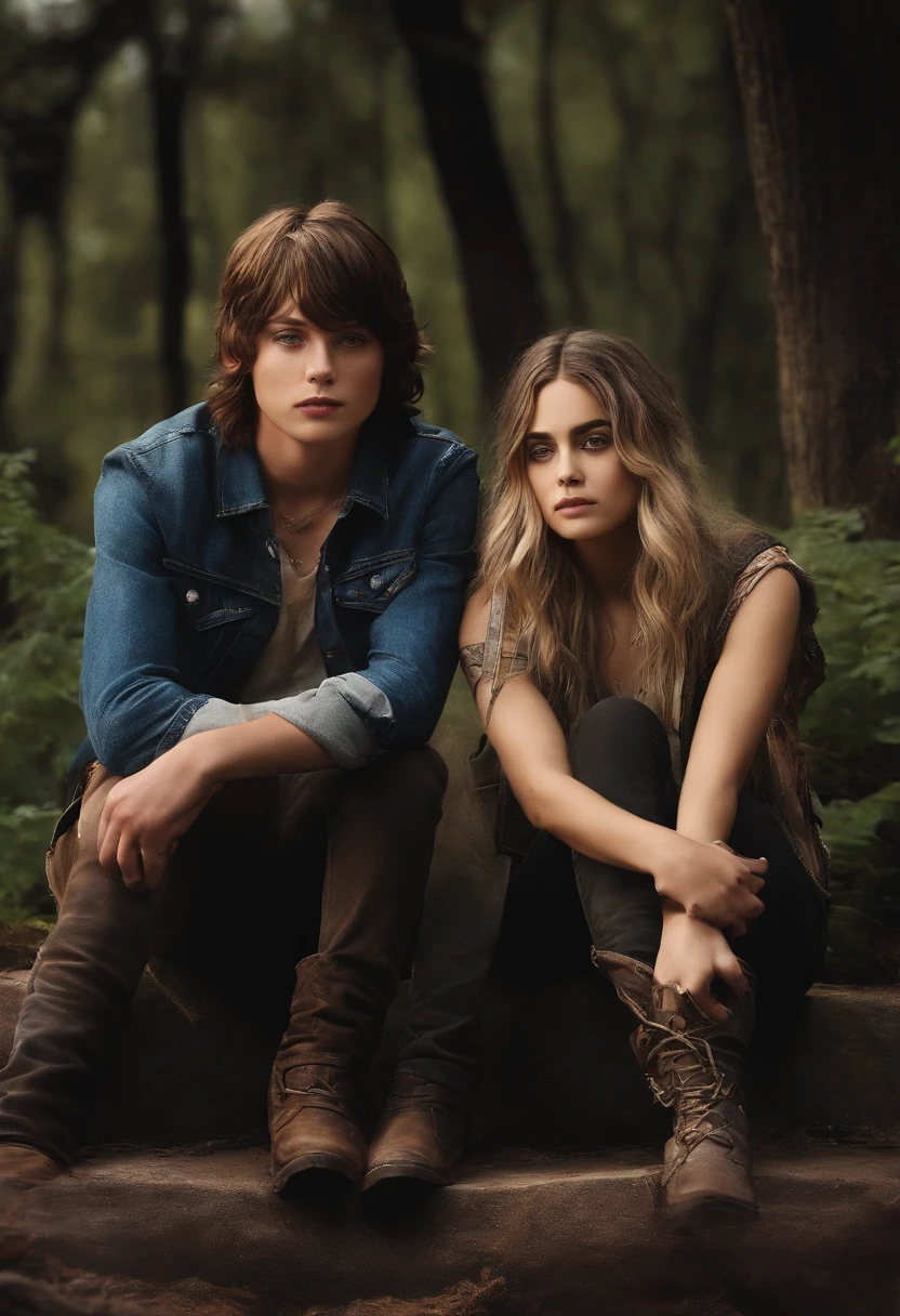 Paris Jackson and Carl grimes together realistic