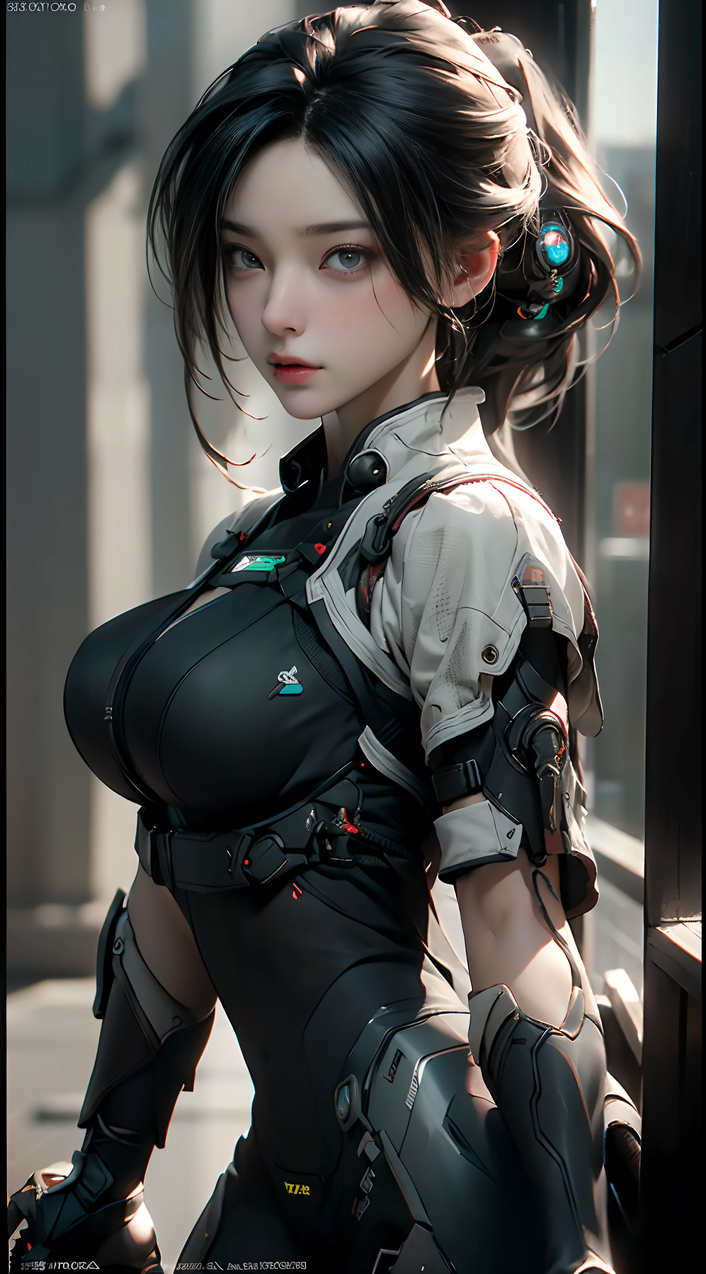 ((Best quality)), ((masterpiece)), (detailed:1.4), 3D, an image of a beautiful cyberpunk female,HDR (High Dynamic Range),Ray Tracing,NVIDIA RTX,Super-Resolution,Unreal 5,Subsurface scattering,PBR Texturing,Post-processing,Anisotropic Filtering,Depth-of-field,Maximum clarity and sharpness,Multi-layered textures,Albedo and Specular maps,Surface shading,Accurate simulation of light-material interaction,Perfect proportions,Octane Render,Two-tone lighting,Wide aperture,Low ISO,White balance,Rule of thirds,8K RAW,