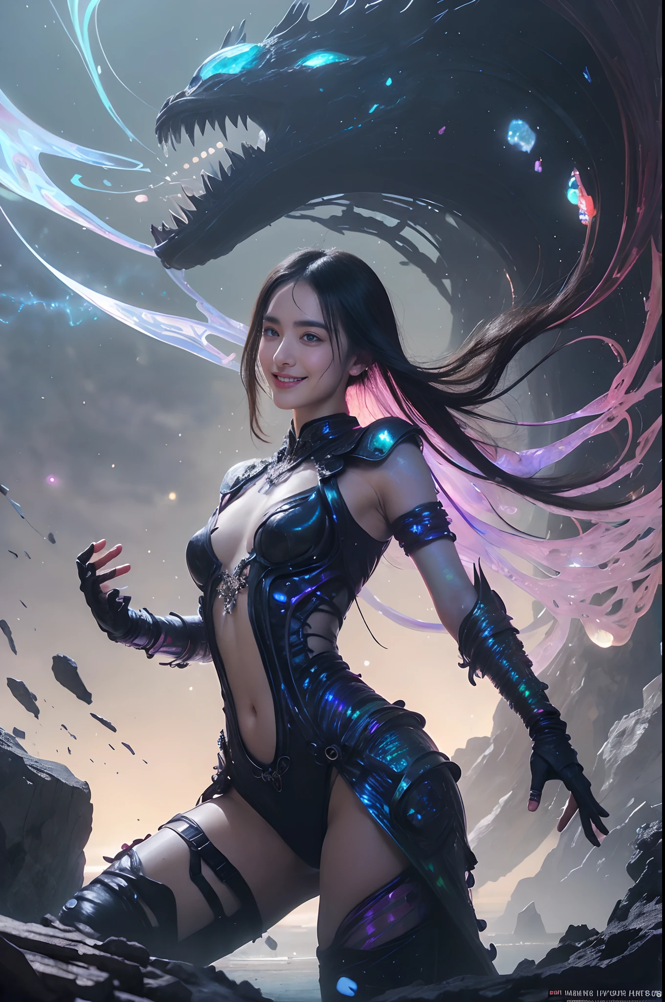 (Two beautiful age italian girls:1.6), Close friends, (They are hugging each other:1.2), Kiss her cheek or chest,(Detailed iridescent bodysuit with beautiful fractal or marble design:1.5)Incredible and spectacular scenes, ((High quality)), ((Detailed)), ((Fantasy)), Blue Plasma Brain, Green Plasma Body, Vulgarity, beutiful breast, obscenity, (Lewd smile:1.2), coarse, Obscene, mean, (raunchy:1.2), (Immoral:1.2), Lachish, (small breasts with beautiful raised pink areolas:1.5), (Cameltoe), (Expression of ecstasy:1.2), Photorealistic, Official art, unity 8k wall paper, 8K Portrait, Best Quality, Very high resolution, (Incredibly beautiful nature background:1.6), (18 years old:1.5), (Sexy and glamorous:1.1), (A coquettish expression:1.6), (seductively smiling:1.6), (Full body), (erotic posing:1.6), (Model Posing:1.6), Beautiful seductive face, Portrait, (Thick eyebrows:1.4), (Big scarlet eyes:1.2), Beautiful eyes with fine symmetry, (Ultra detailed eyes:1.4), (High resolution blue eyes:1.1), Intimate face, (ultra detailed skin texture:1.4), White skin, pale skin, Perfect Anatomy, Thin, (Beautiful toned body:1.5), Hair Bow, (Moist skin:1.2), full of sweat, No makeup, (dark circles:1.1), Good anatomy, Focus Face, good-looking, (Emilia Clark:0.6) (Emma watson:0.3),(Jennifer Connelly:0.4), (sensual face:1.5), Elegant face, Nice, Dolce, (Around her neck is a simple necklace of exquisite workmanship), (Bioluminescence with brilliant brilliance:1.4), (Luminous magic circle:1.5), Ruins of an ancient castle, Shining majestic cloud masses and sky, lightning bolt, Epic Realistic, (Greg Rutkowski:0.8), (teal and orange:0.4), (Art Station:1.5), Cinematic, (nffsw:1.5), Hyper Detailed, Dramatic light, (Intricate details:1.1), Beautiful black hair, (Wearing a gauntlet with a dense and very beautiful design decorated with jewels:1.1), small chest