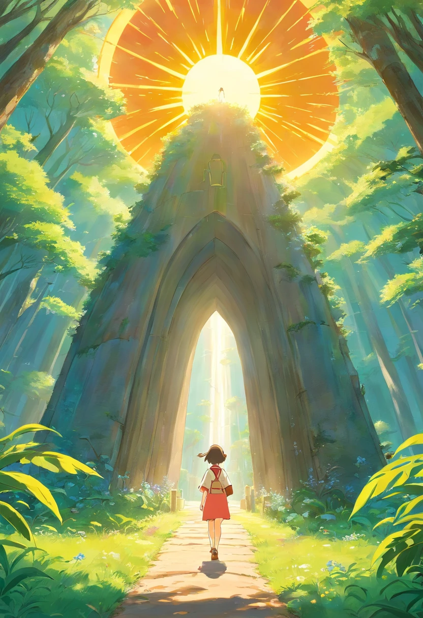 The sun arch is a , and the artistic word is not donated