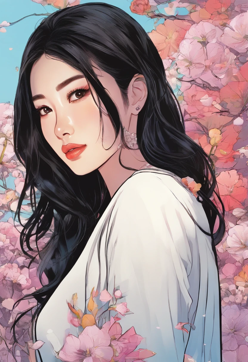 Arakfi Asian woman，Long black hair and white bra top, beautiful Korean women, Soft portrait shot 8 K, Gorgeous young Korean woman, Beautiful young Korean woman, portrait of female korean idol, 8k selfie photograph, Korean girl, young cute wan asian face, gorgeous chinese models, portrait of jossi of blackpink, young lovely Korean faces