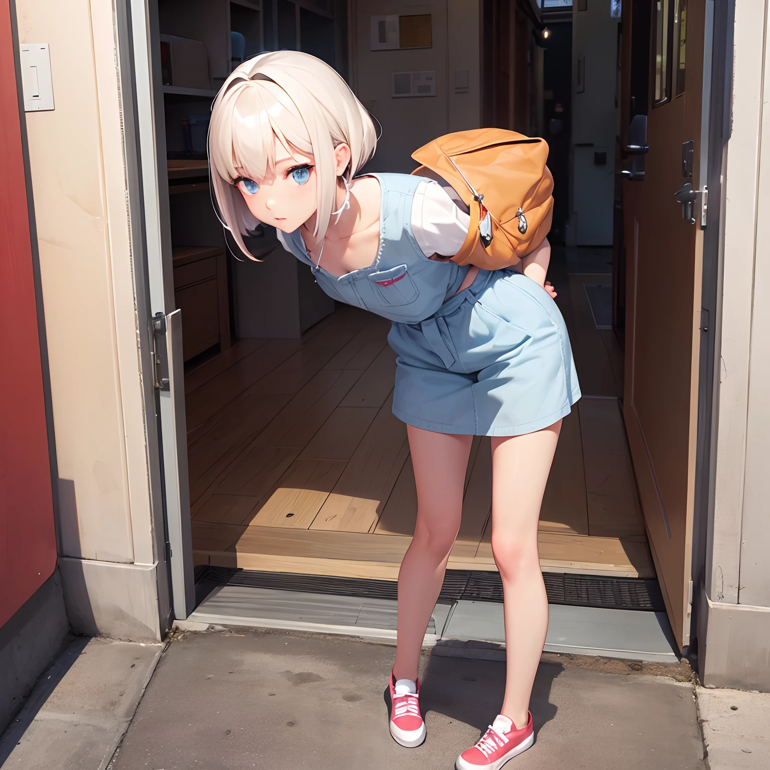 Flat Chest,nude ,Pussy, Vagina ,Nipples ,whole body, Thick thighs ,Ray Tracing, Bright colors, , masterpiece, Sharp focus, Highest quality, Written boundary depth, Cinematic lighting, Perfect Eyes, Rich details and textures, Anime screenshots,whole body(From head to toe), positive ,1 girl(Center photo), , The Face of God ,background(opaque:1/6), 4K High Resolution, Clear images, Written boundary depth, Cinematic lighting,Outdoor, shy,Squat,Spread your legs,Arms behind head,,chubby,