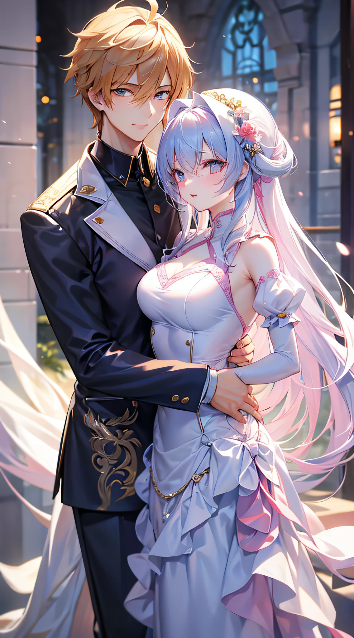 校服，youthfulness，ellegance，couple
