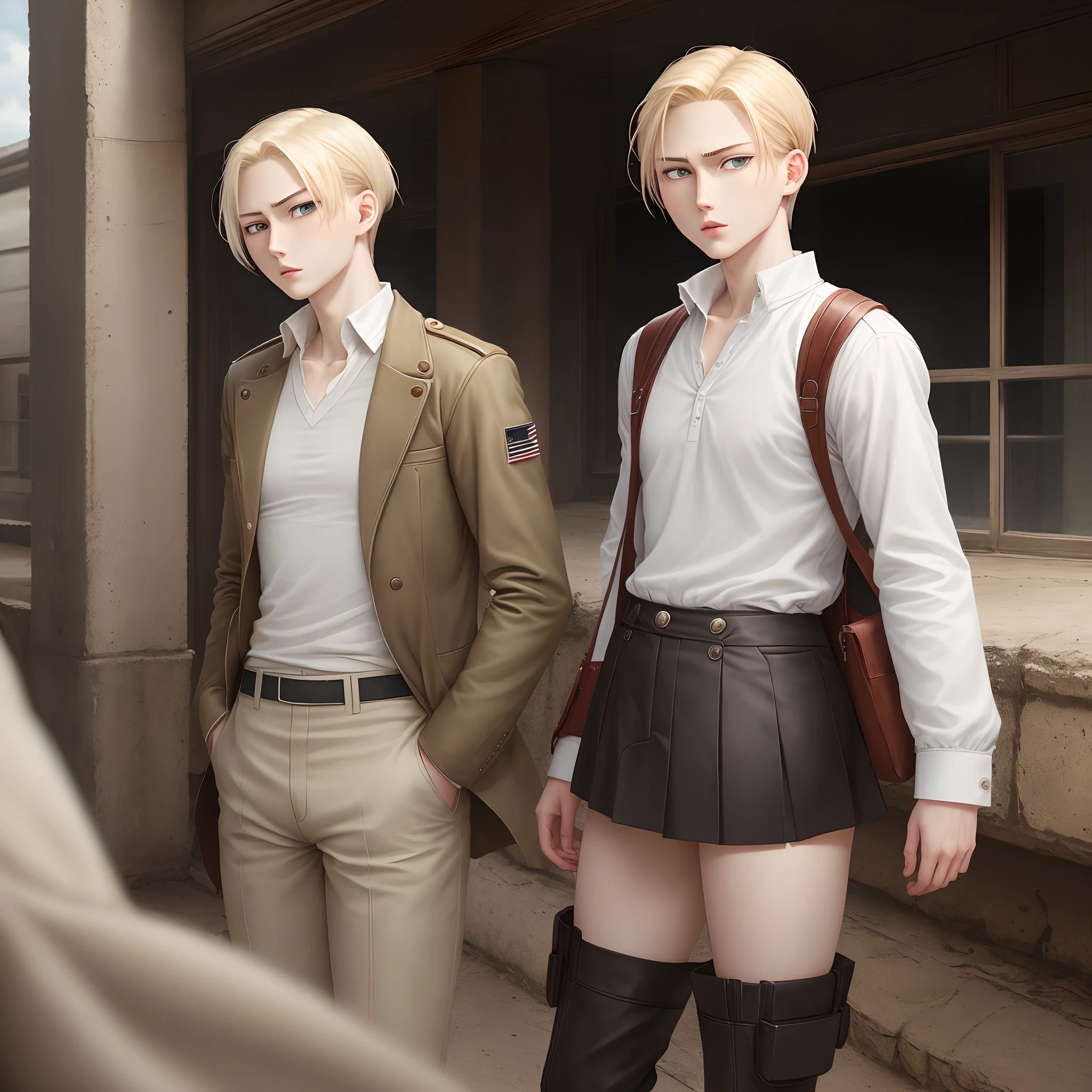la fille de Levi ackerman et erwin smith