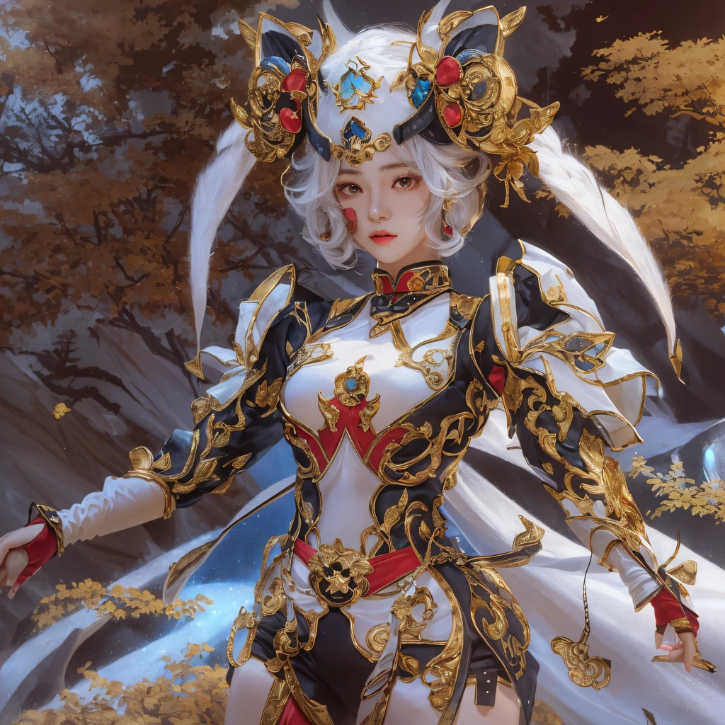 (masterpiece:1.2) (best quality) (detailed) (intricate) (8k) (HDR) (wallpaper) (cinematic lighting) (sharp focus),(masterpiece, best quality:1.3), (absurdres:1.3), <lora:fashionGirl_v54:0.5>,fashi-g,red lips ,<lora:vajiraGranblueFantasy_vajiraV1:0.8> 1girl, pantyhose, sword, dog ears, weapon, blonde hair, open mouth, erune, smile, short hair, solo, breasts, katana, ahoge, sheath, black legwear, looking at viewer, animal ears, dog tail, sheathed, rope, tail, small breasts, wide sleeves