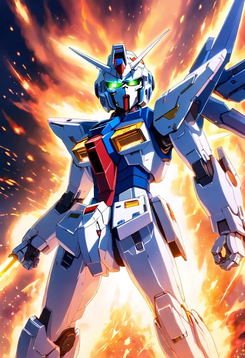 burning gundam shinning finger attack