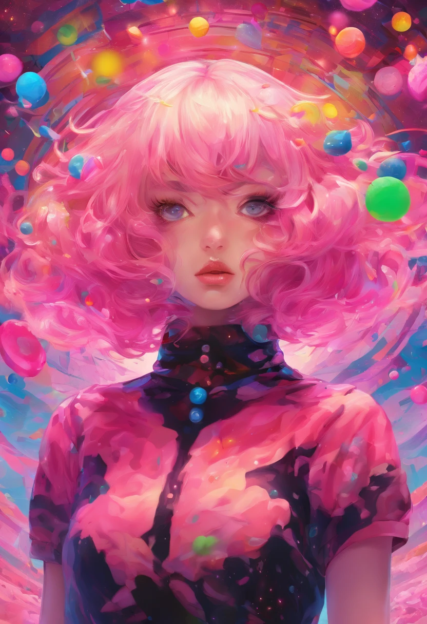 ((top-quality, 8K)), (Realistic), (Face focus: 1.1), (Black and pink: 1.3), kawaii girl, short-hair, rosto magro,Big eyes
Hair fluttering in the wind, Facing to the side, Look up at your face, Eyes closed, (Sleeveless: 1.1)、Skirt, d-cup breasts, Countless soap bubbles、