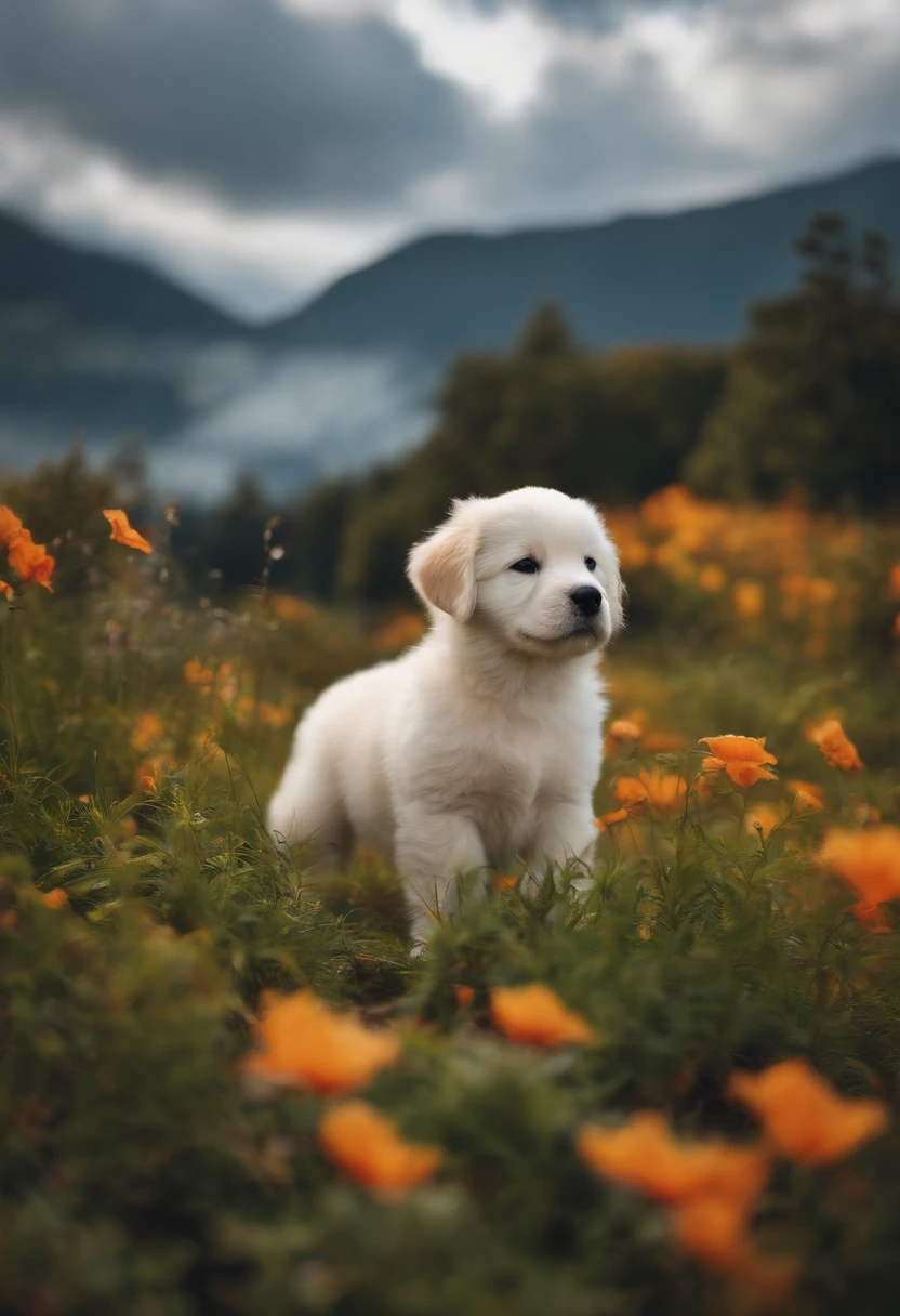 From a distance, it looks like SOS Images of dogs Puppy
