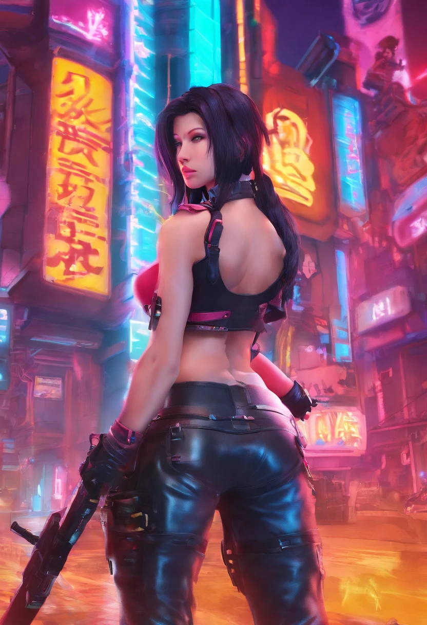bule　tifa lockhart　Tifa Lockhart　Beautie　Cosplay　 Female protagonist　elvish　20yr old　Skin revealing　tifa lockhart　tifa lockhart　　FINAL FANTASY VI　female character　WorldCosplay　FINAL FANTASY　Final Fantasy VII Remake　　kawaii　ren　Beautie　realistic　　Holding a sword、There is a woman with a tattoo on her chest, 2 b, 2b, nier 2 b, Nier