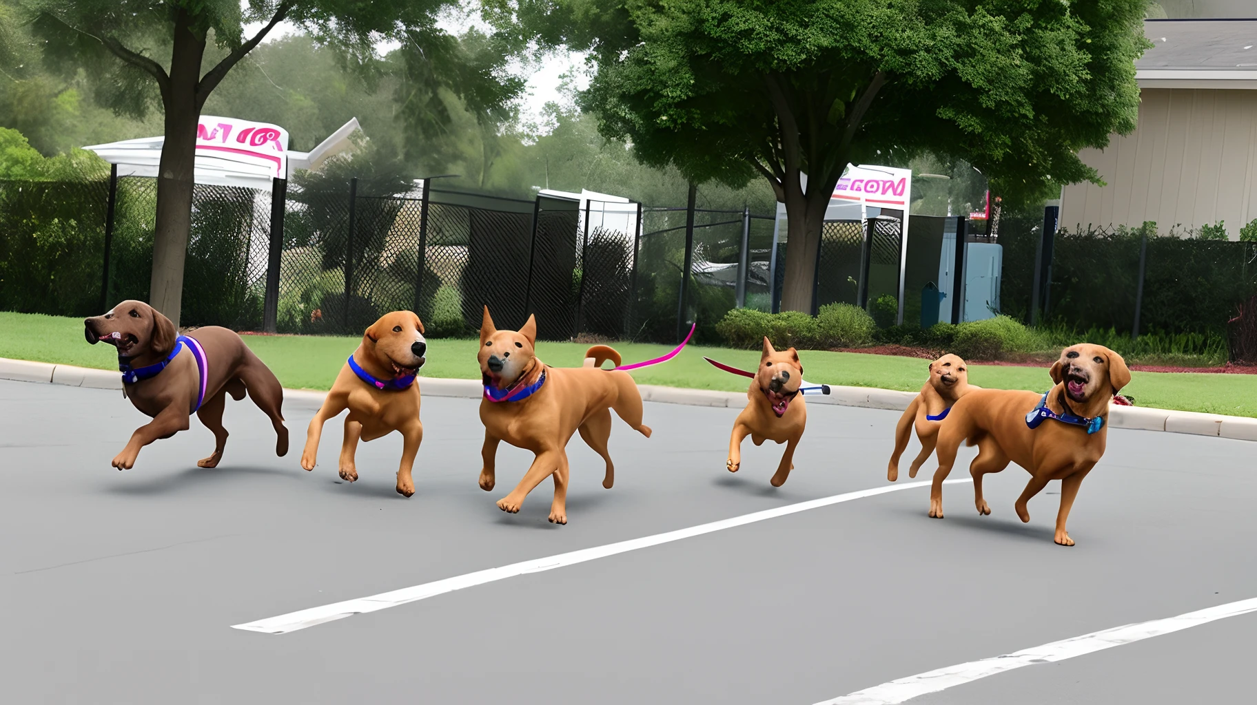 Dog Chase Circle