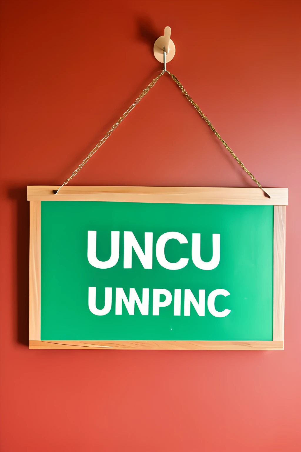 Board with text 'unipc' in it