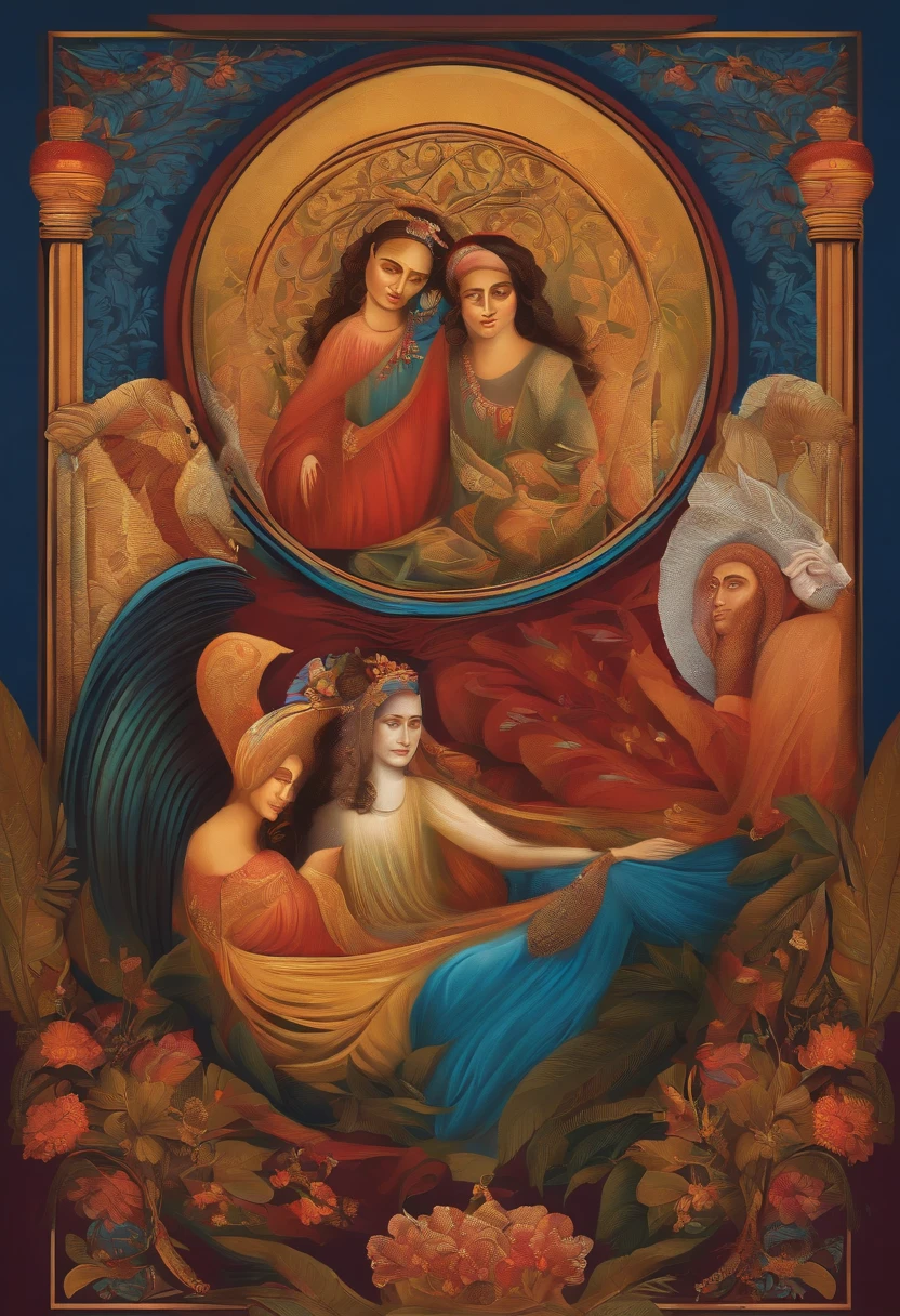 Works inspired by the paintings of Hieronim Bosch, on the subject of nude women