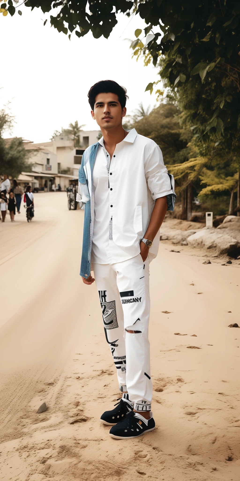 Change only this shirt anad ad to denm jacket new style branded