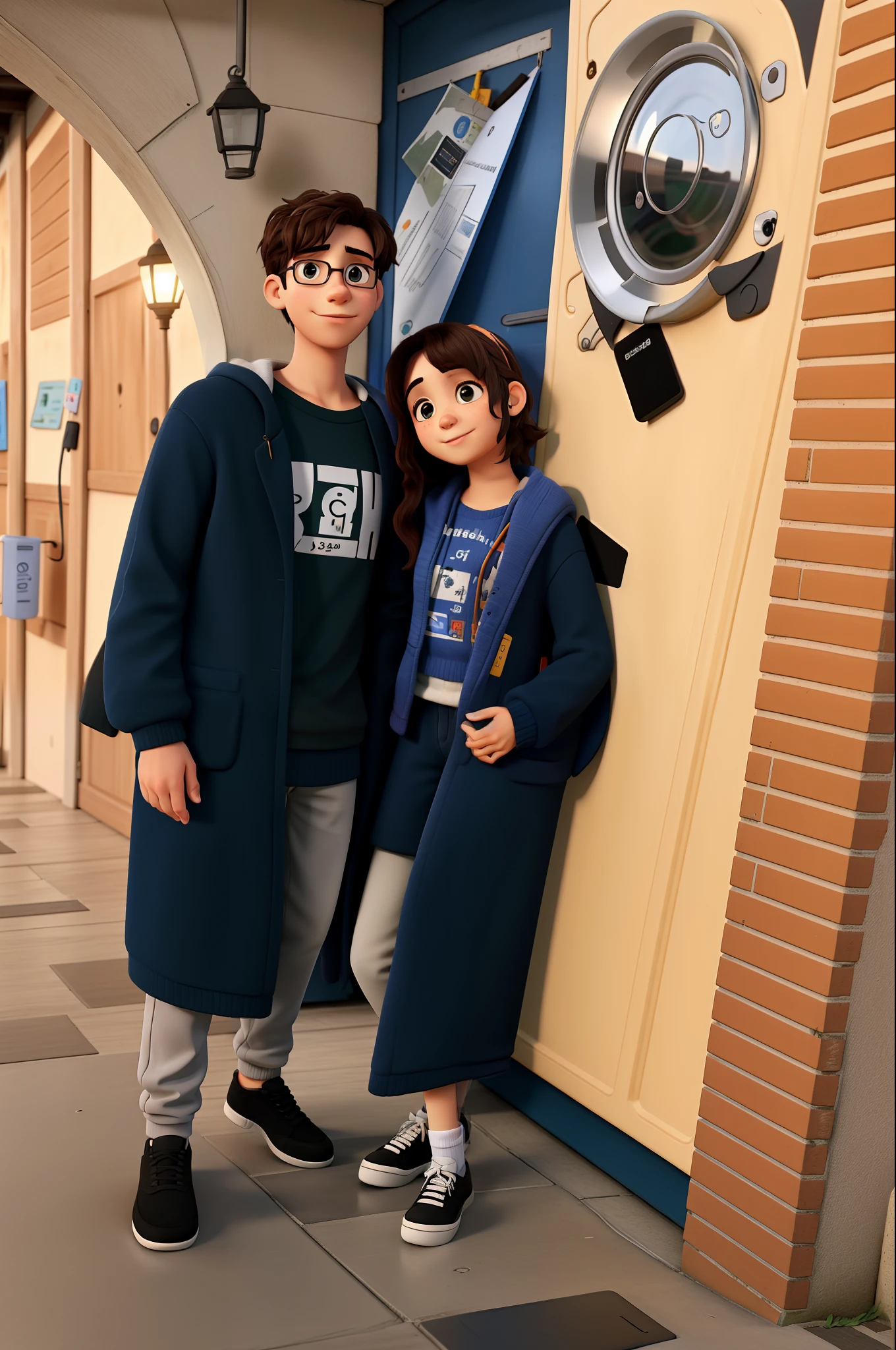 Casal de jovens bruxos