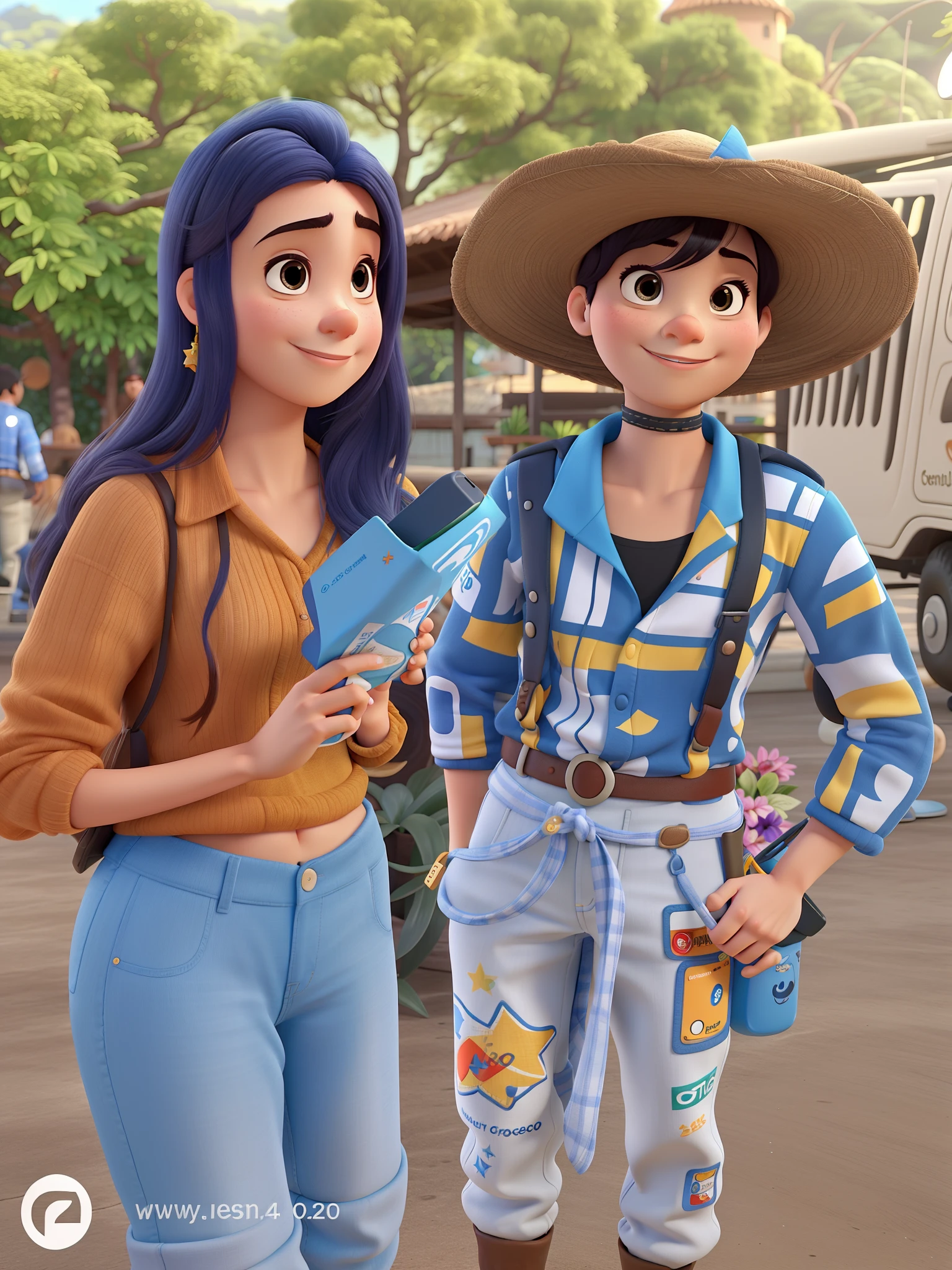 No estilo Pixar alta qualidade melhor qualidade