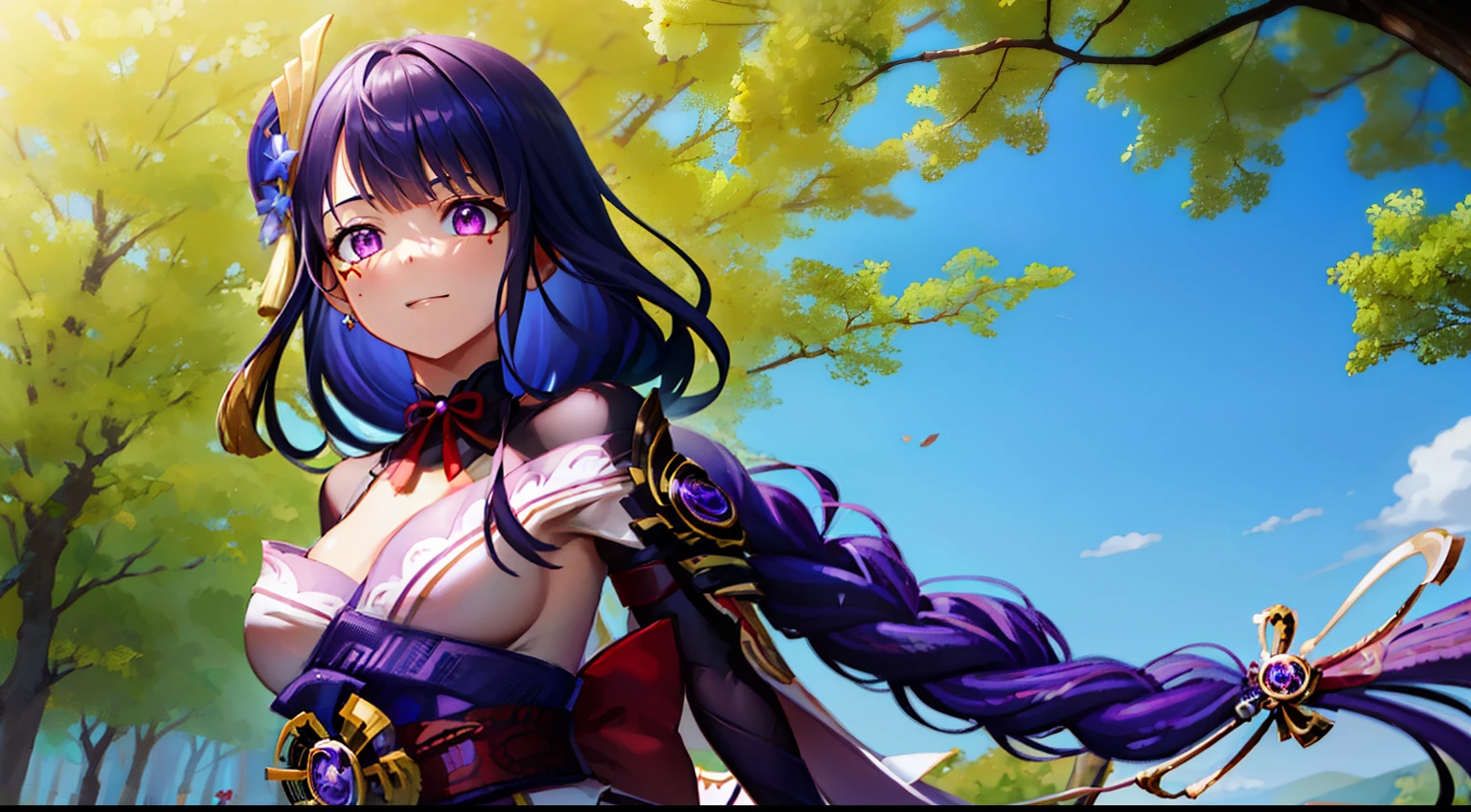 Digital Art, Sexy, Erotica, Nudie, Anime girl in purple dress, Full-length(Body Full 1.1), Genshin Impact, игра Genshin Impact, high detail official illustrations, ((a beautiful fantasy empress)),Very beautiful breasts,blusher,Lovely Medium Breasts, Her breasts are sticking out from under her clothes, BREAK (Master Part: 1.2), Best Quality, High Resolution, photorealestic, photogenic, Unity 8k壁纸, (illustartion: 0.8), (Beautiful detailed pink eyes: 1.6), extremely detailed face, perfect lighting, extremely detailed CGI , (perfect arms, perfect anatomy), 18 year old girl with perfect breasts, beatiful face, master study, intricate details, Detalhes realistas, the anime, (По мотивам Demon Slayer Kimetsu no Yaiba Nezuko Kamado) the perfect body, Perfect Pointed Breasts, The Perfect Girl, perfect details, Ultra HD |, 8K, Professional photo, Kimetsu no Yaiba Sexy Nezuko Kamado shows off her sexy body with a leaf tattoo, Joyful expression on his face,