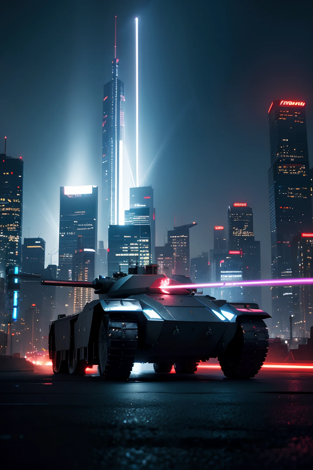 Playstation5AI tank in city