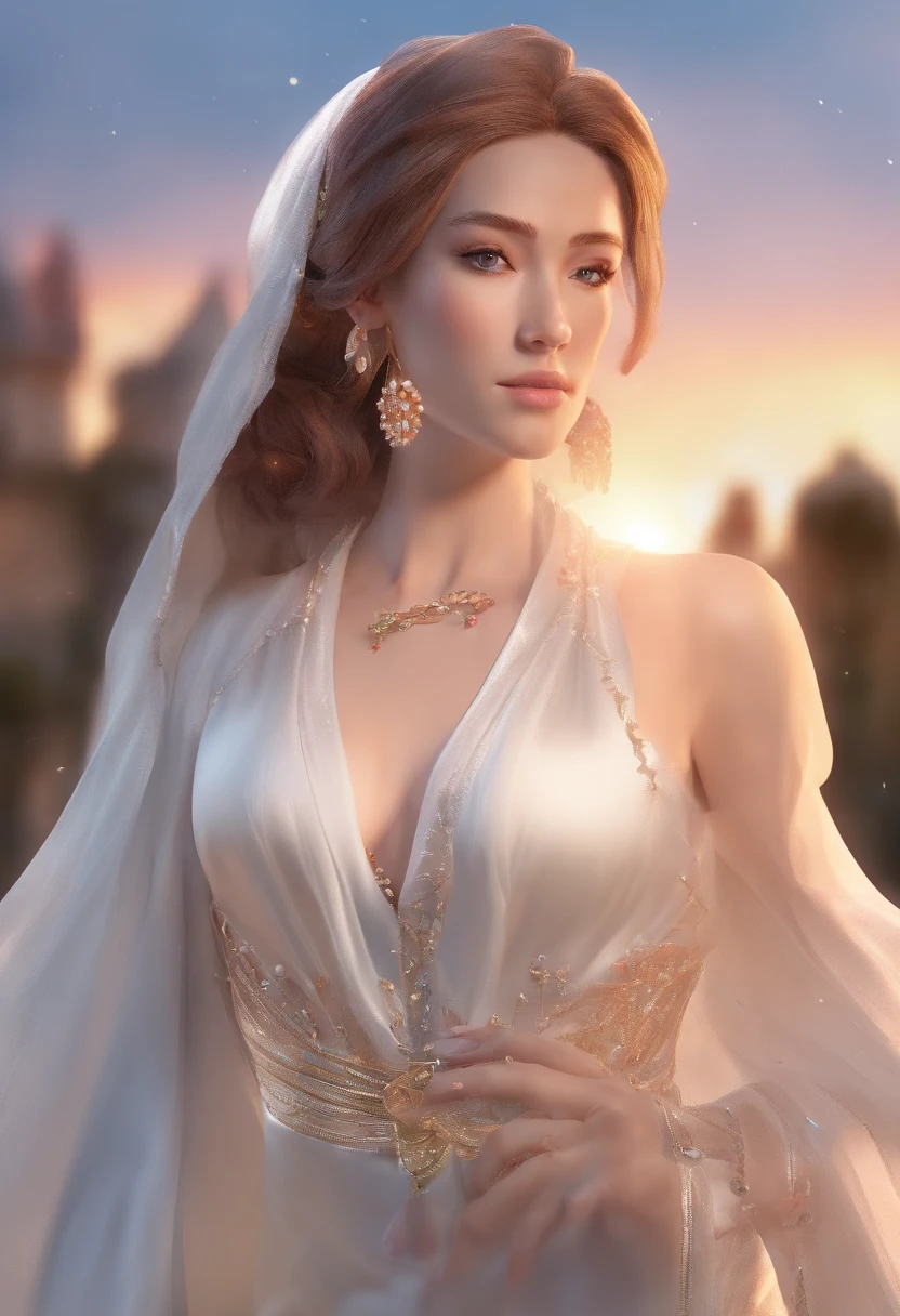 master part, Altas, captura de tela, best quality, 1girl, (cicatriz no olho esquerdo), jaqueta cropped branca, altamente detalhado, rule of thirds, jewelries, cabelos longos, franja, cabelo entre os olhos, mulher ruiva