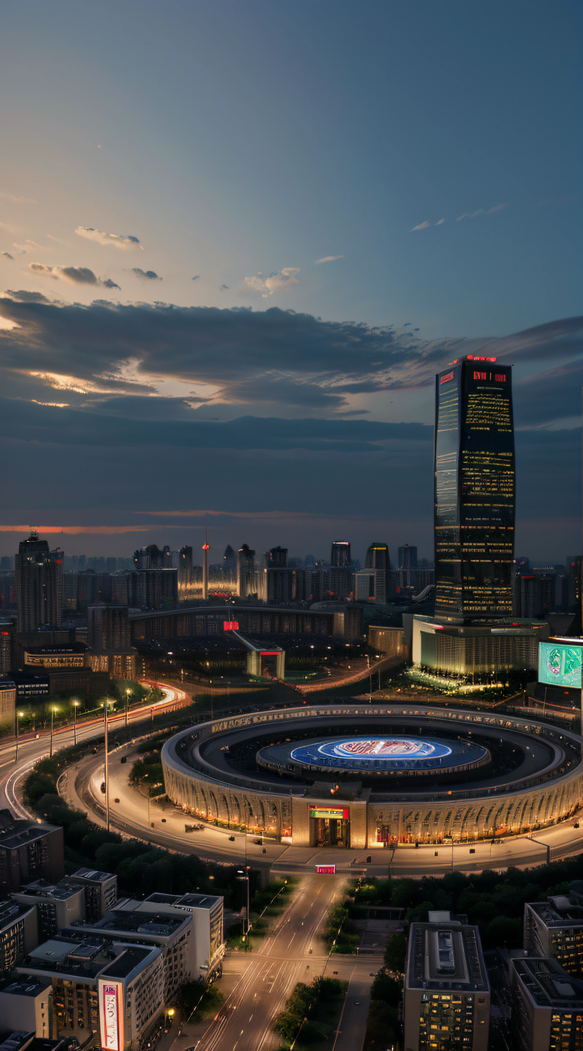 Create an image visualizing a clock or digital display set to 8:08 PM, symbolizing the pivotal time during the 2008 Beijing Olympics.
