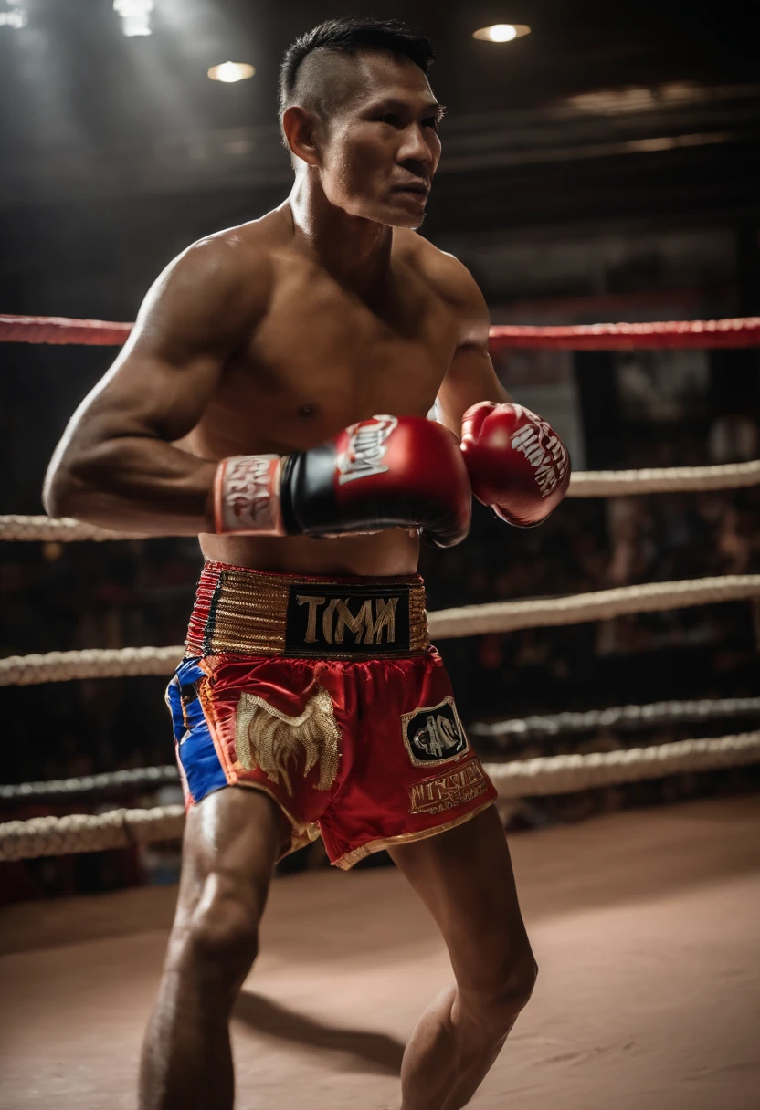 Mr. Khanomtom Yod Muay Thai is a Thai boxer with strong physical characteristics and amazing muscles. They usually have a good fighting style and are skilled in using fighting techniques and strategies in the Muay Thai society. Mr. Khanom Tom usually has strong and strong lower legs. Including simple and modern Muay Thai hand and leg positions for fighting. In addition, Mr. Khanom Tom Yod Muay Thai's body may have many scars and sword marks from fights in the Muay Thai society. This characteristic emphasizes the readiness for fighting and strength of Thai boxers preparing themselves in the Muay Thai arena for important competitions in their professional lives. Yod Muay Thai is admired and is an important icon in Muay Thai circles in Thailand and around the world. Most of them, Mr. Khanom Tom Yod Muay Thai, is able to use multi-angle fighting strategies and has high endurance in long Muay Thai bouts.