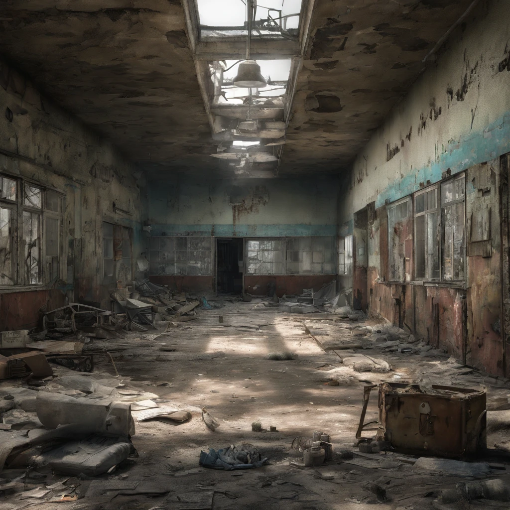 Tchernobyl, photoreallistic, post apocalypse, NBC, pripyat, URSS, Contaminated area