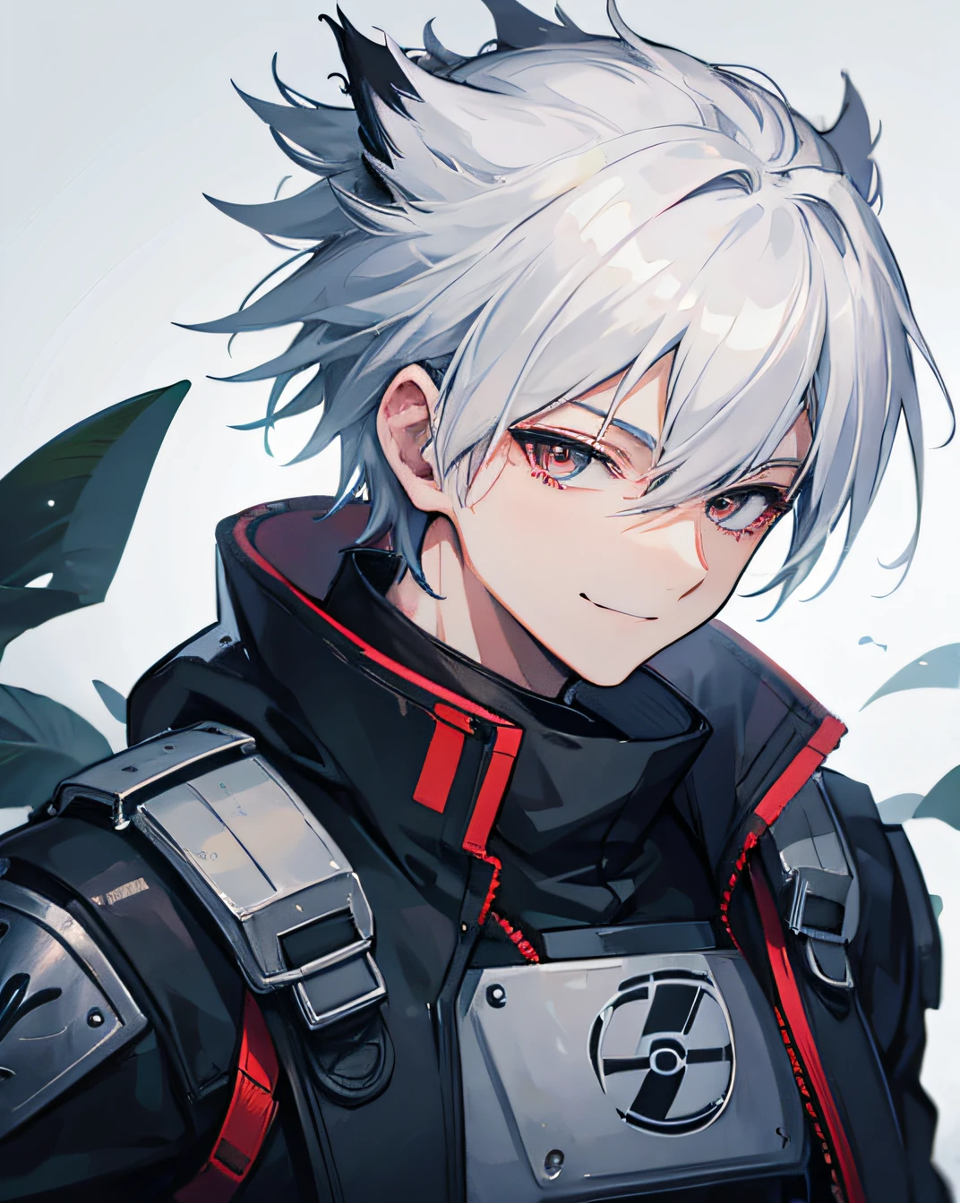 kakashi, smile, HD, high res, looking at viewer, high quality