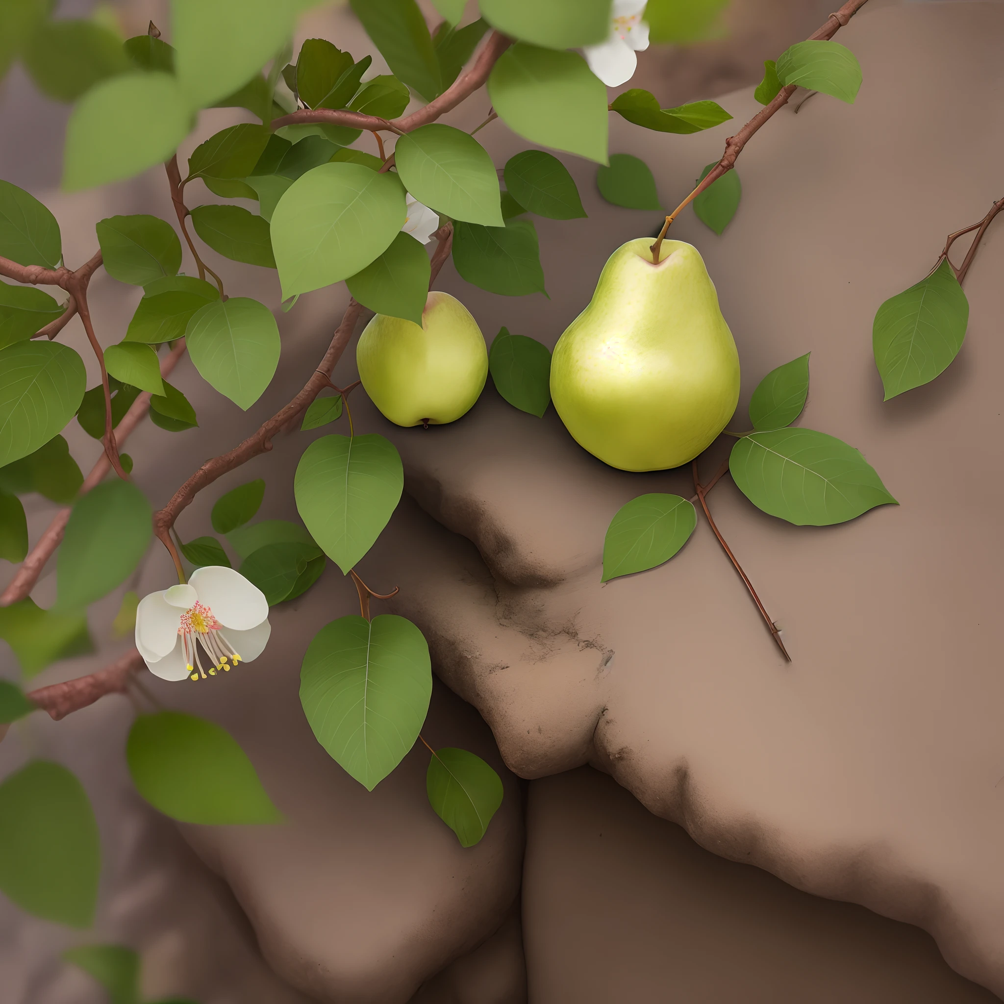 Kosho pear flower