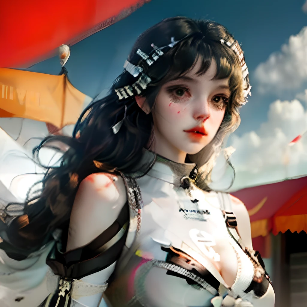 Race Queen A dark-haired C Cup