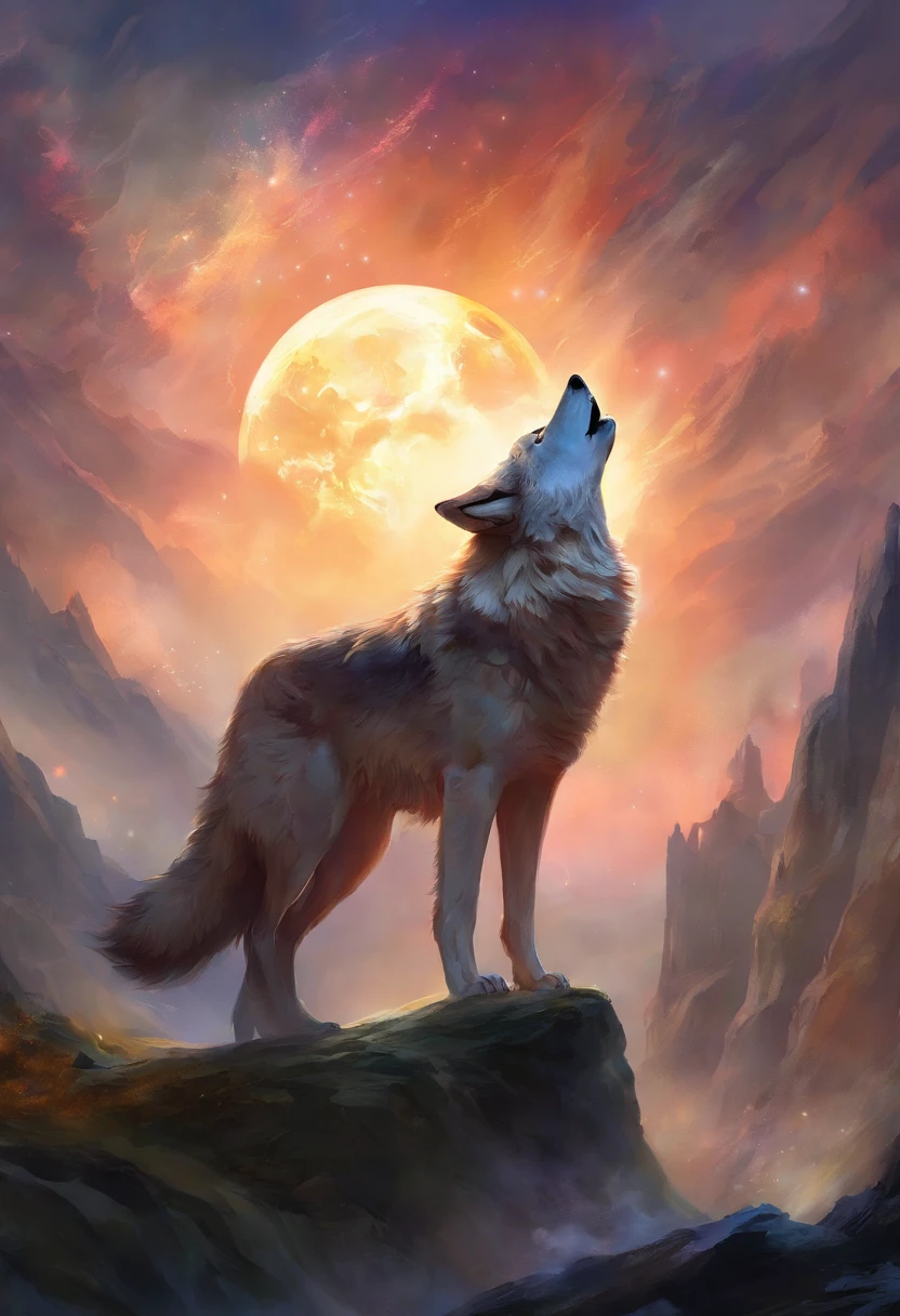 Wolf howling