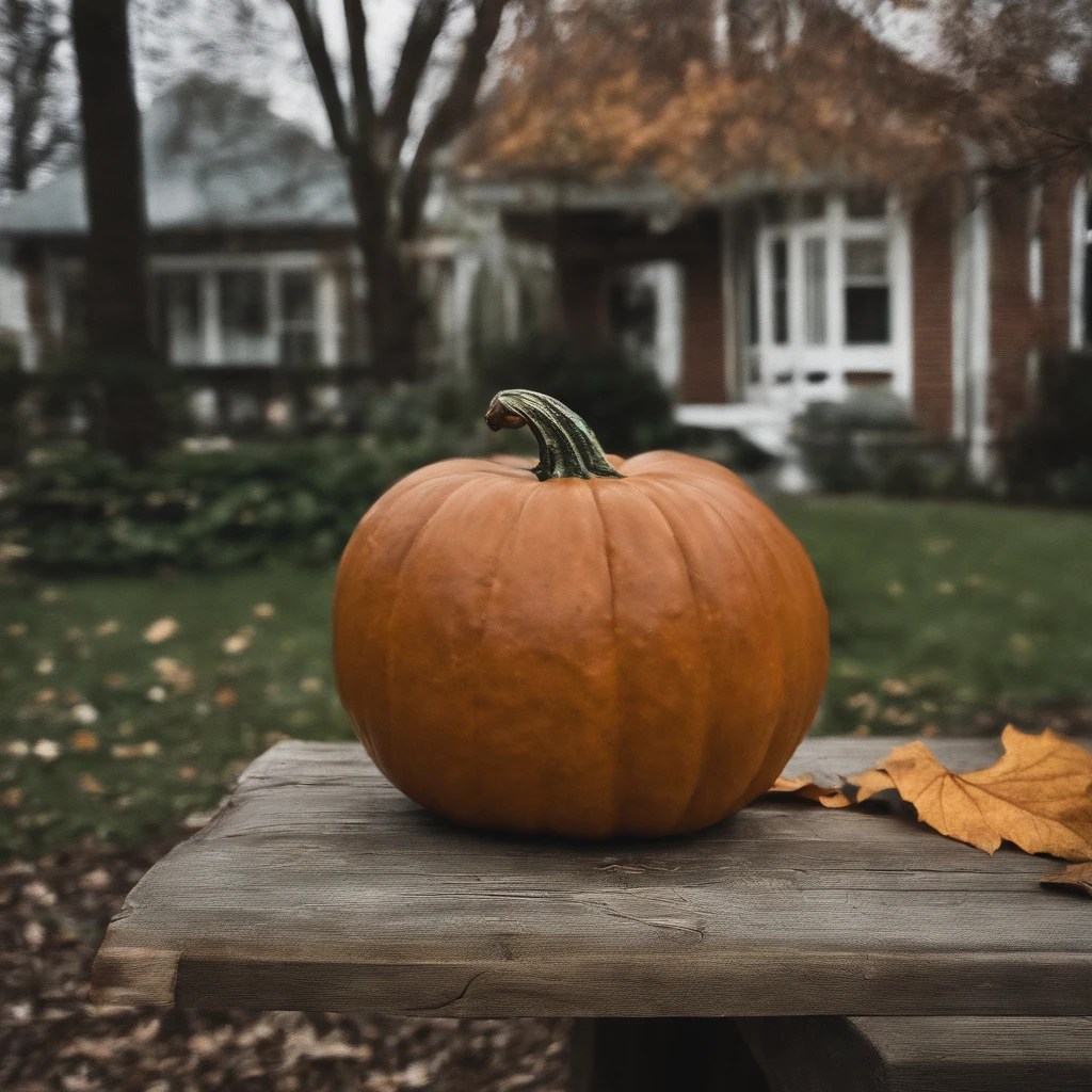 halloween，exteriors，A bunch of maple leaves，Pumpkin head，waxy candles，Mandelbrot shape，Masterpiece，Three-dimensional paper cutting art