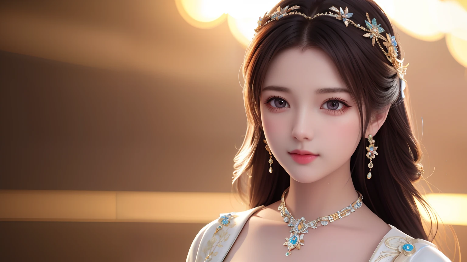 Best Quality, Masterpiece, High Resolution, 1girl, Porcelain Dress, Hair Accessories, Necklace, Jewelry, Pretty Face, On Body, Tyndall Effect, Realistic, Shadow Studio, Rim Lighting, Dual Tone Lighting, (High Detail Skins: 1.2), 8k UHD, dslr, soft light, high quality, volume light, sneak shot, photo, high resolution, 4k, 8k, background blur,