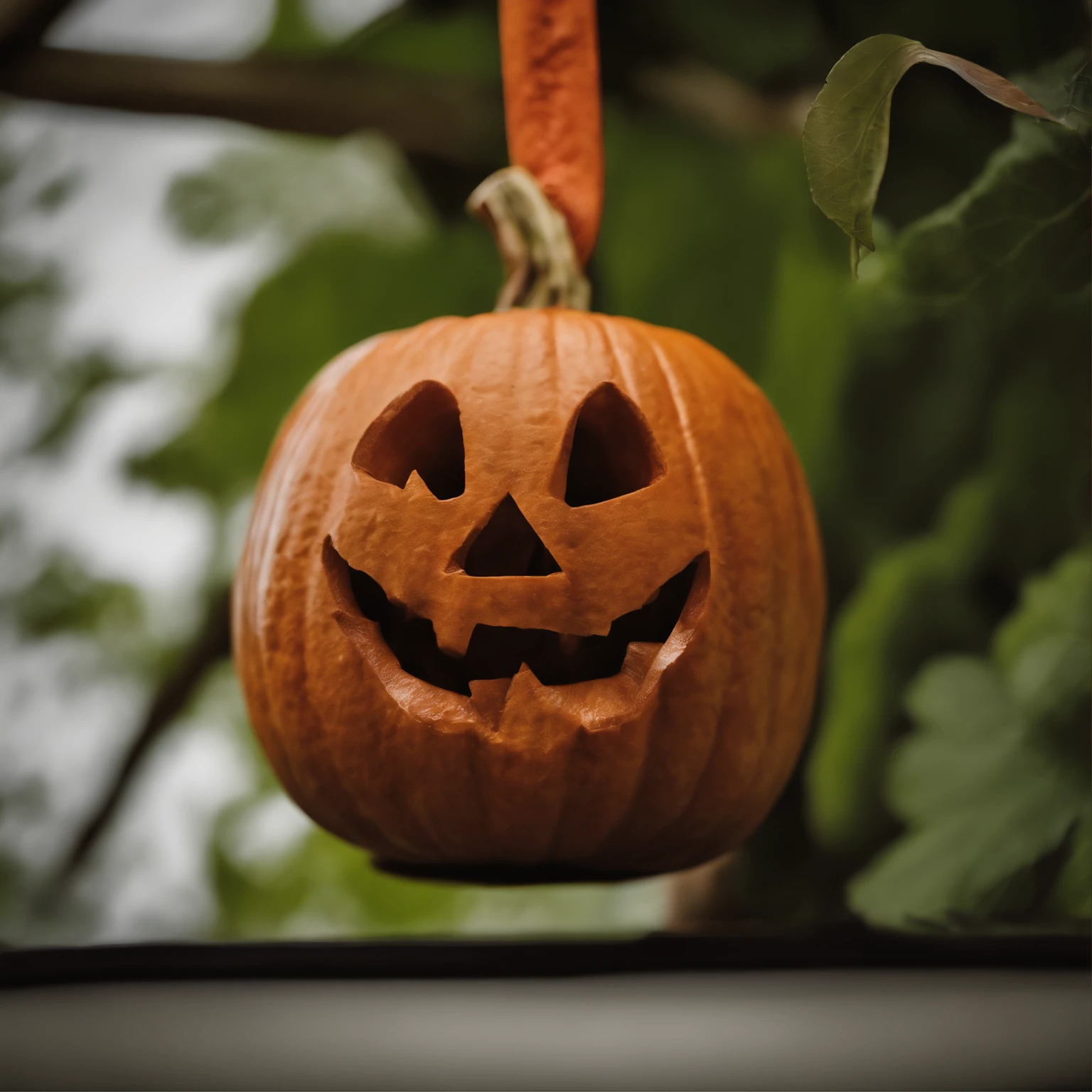halloween,exteriors,A bunch of maple leaves,Pumpkin head,waxy candles,Mandelbrot shape,Masterpiece,Three-dimensional paper cutting art