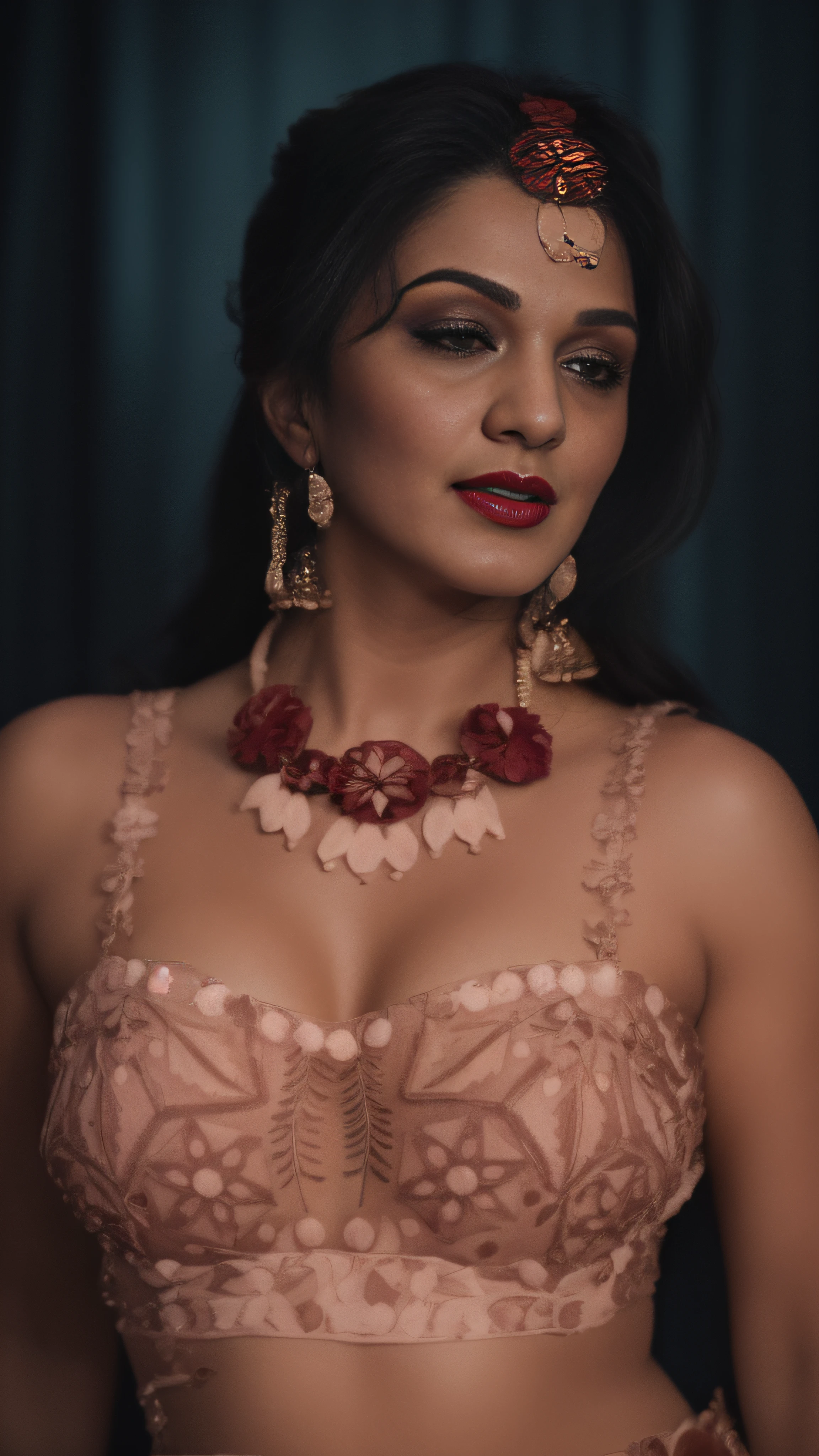 (editorial photograph of a young Indian women in red lips), karla ortiz, (highly detailed face:1.4) (smile:0.7) (backround 5 star hotel , moody, private study:1.3) POV, by lee jeffries, nikon d850, film stock photograph ,4 kodak portra 400 ,camera f1.6 lens ,rich colors ,hyper realistic ,lifelike texture, dramatic lighting , cinestill 800, realistic, nacked big boobs actress, karla ortiz, posing!!, candid picture, by Max Dauthendey,
