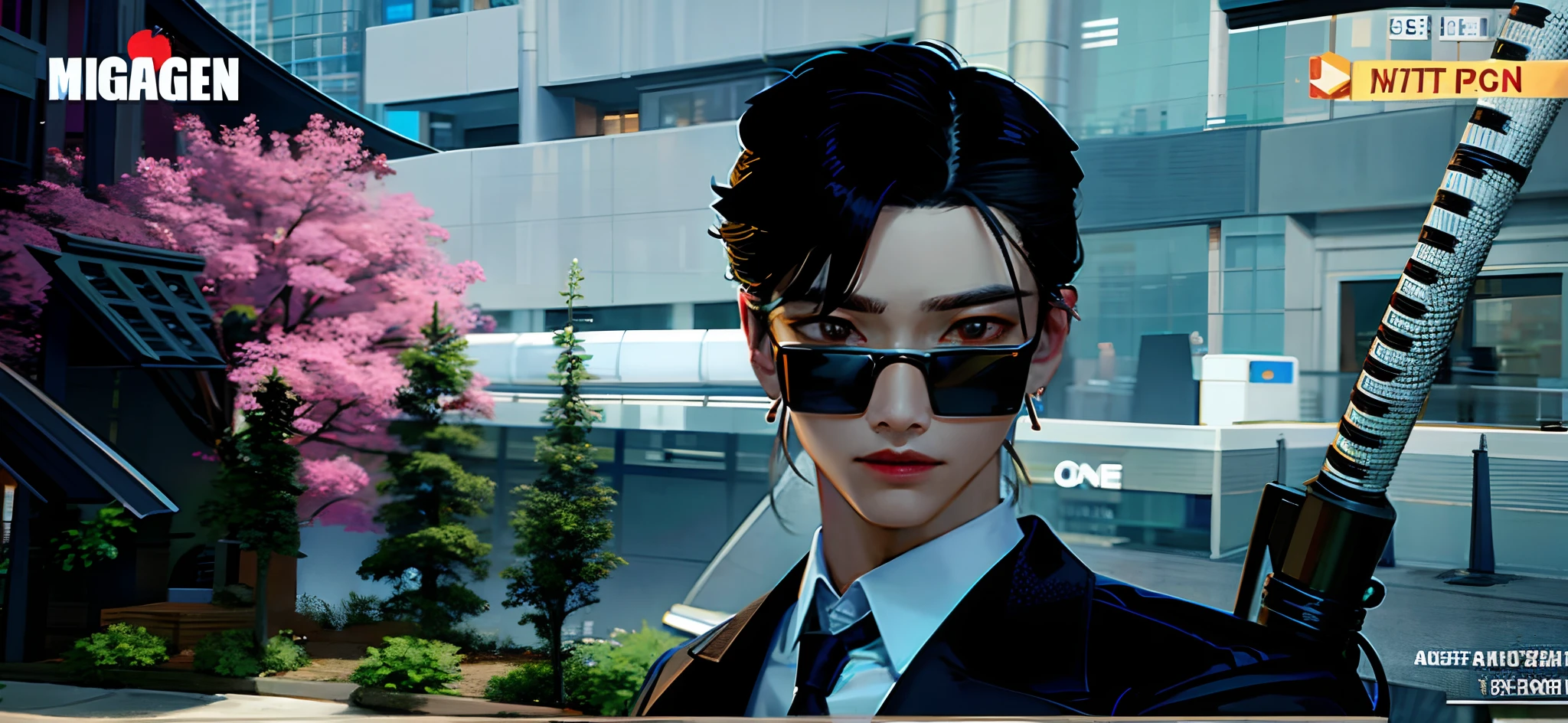 One male,Agen,Katana