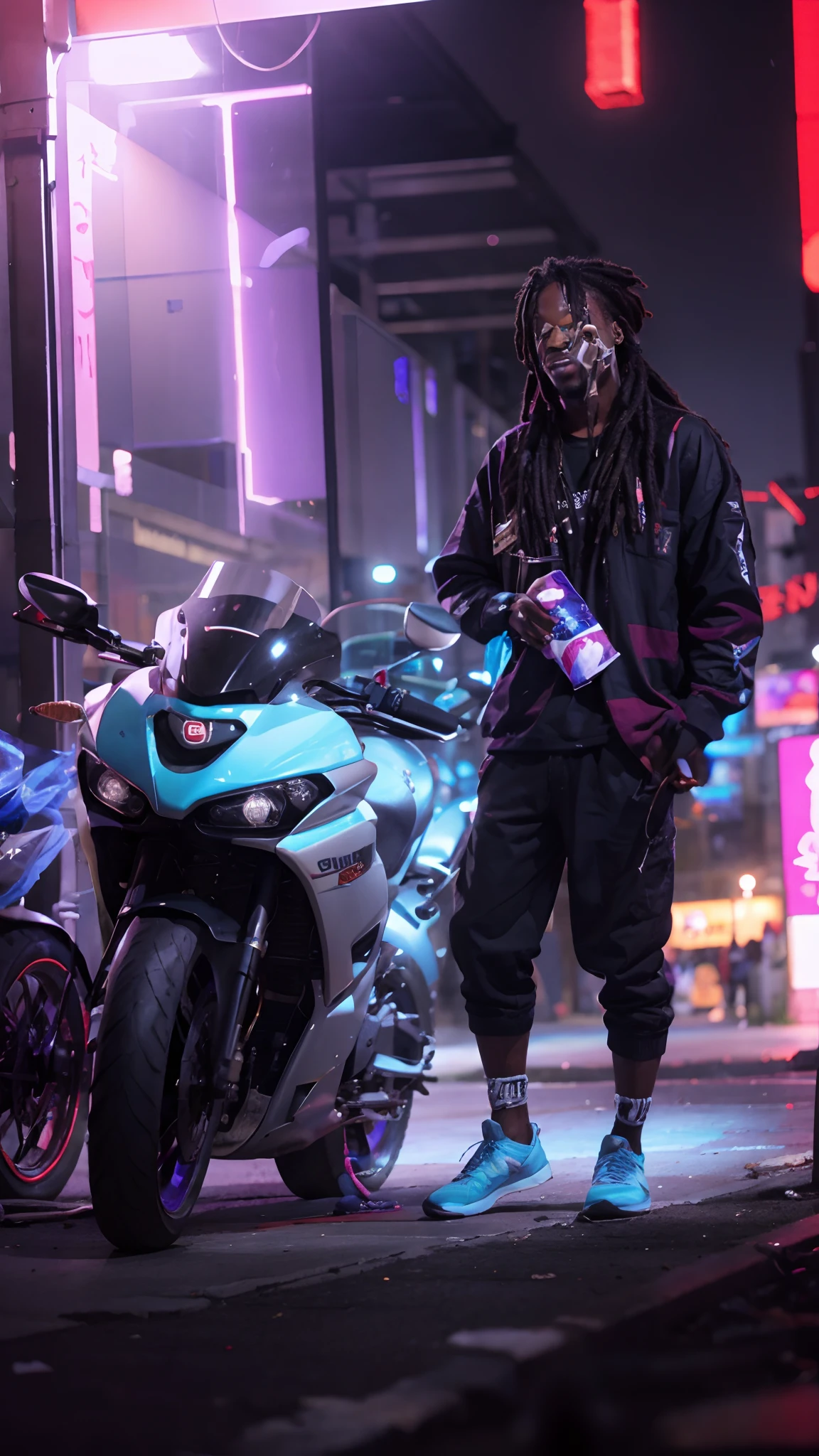 Make him a black man with dreads love