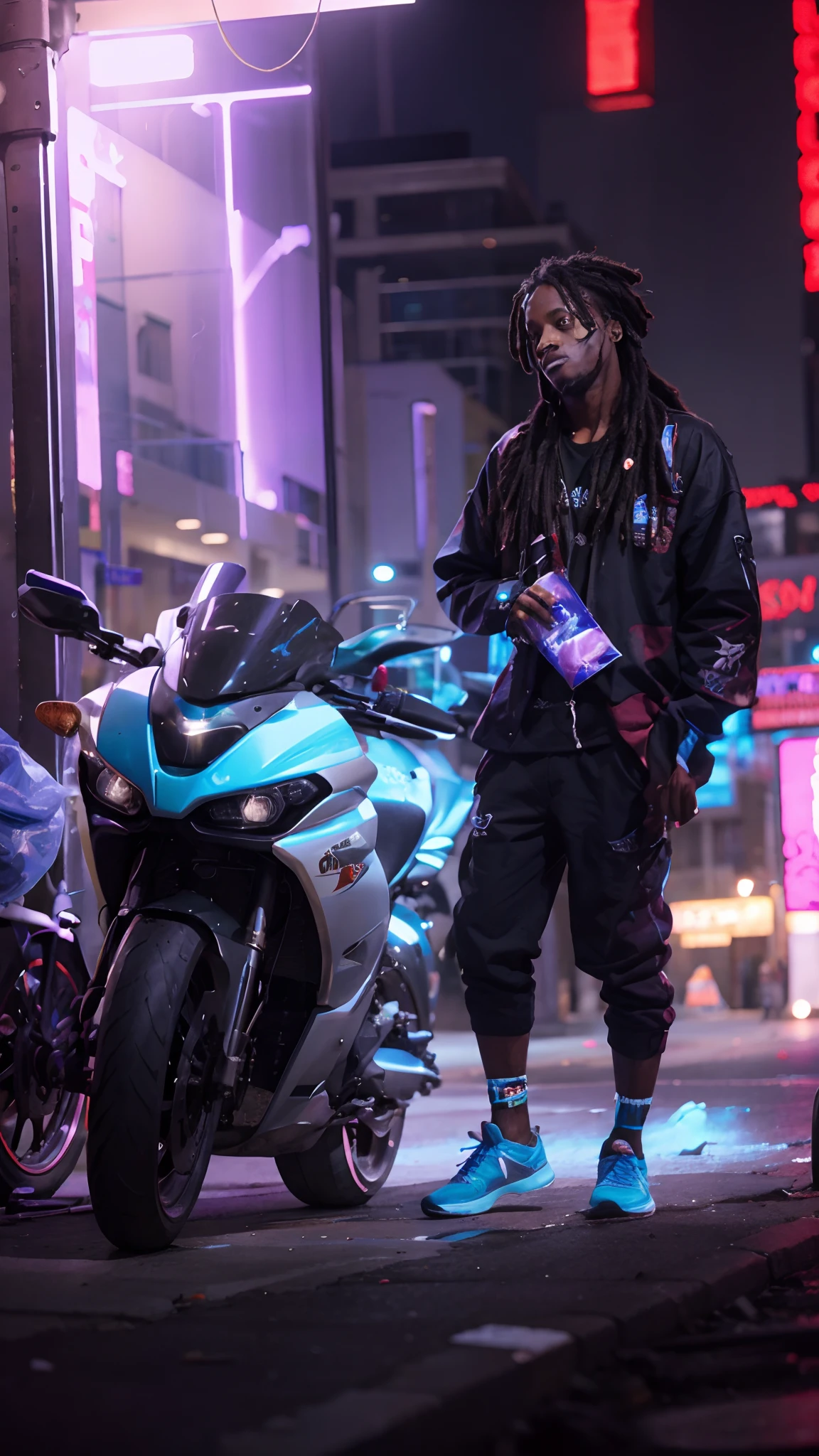 Make him a black man with dreads love