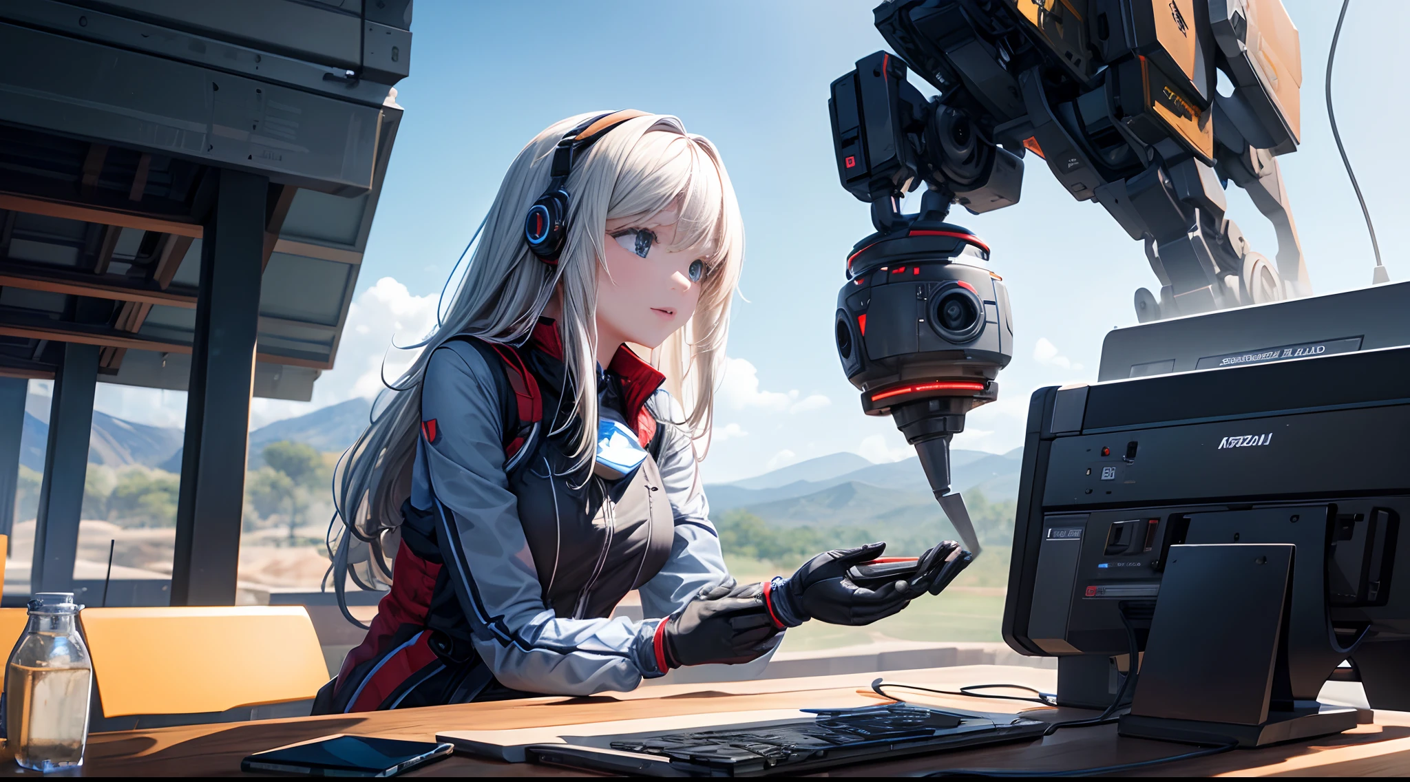 A detailed description of this milestone demonstrates the seamless collaboration between AIGC and the robot, Achieve advanced automation, Increase efficiency, Enhance human-computer interaction.8K,high definition resolution