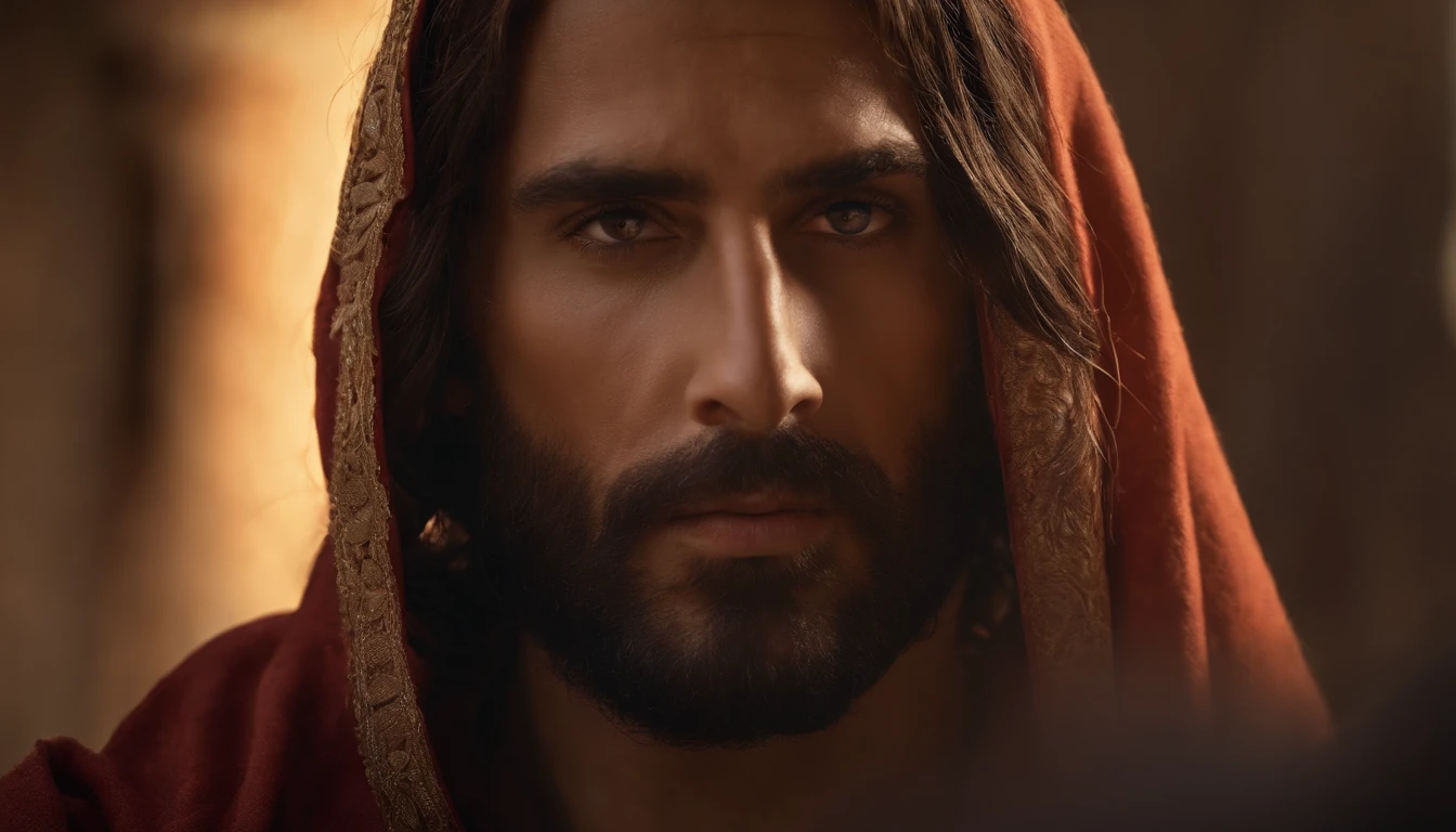 JESUS CRISTO FOTO escura: epic realistic, Soft cinematic portrait, adobe lightroom, photographic lab, altamente detalhado, desbotado, (cores neutras: 1,2), (hdr: 1,4) , (cores suaves:1.2), hiperdetalhado, (artstation:1.4), cinemactic, luzes quentes, dramatic light, (detalhes intrincados:1.1), fundo complexo, (rutkowski:0.66), (azul e laranja:0.4), 8K