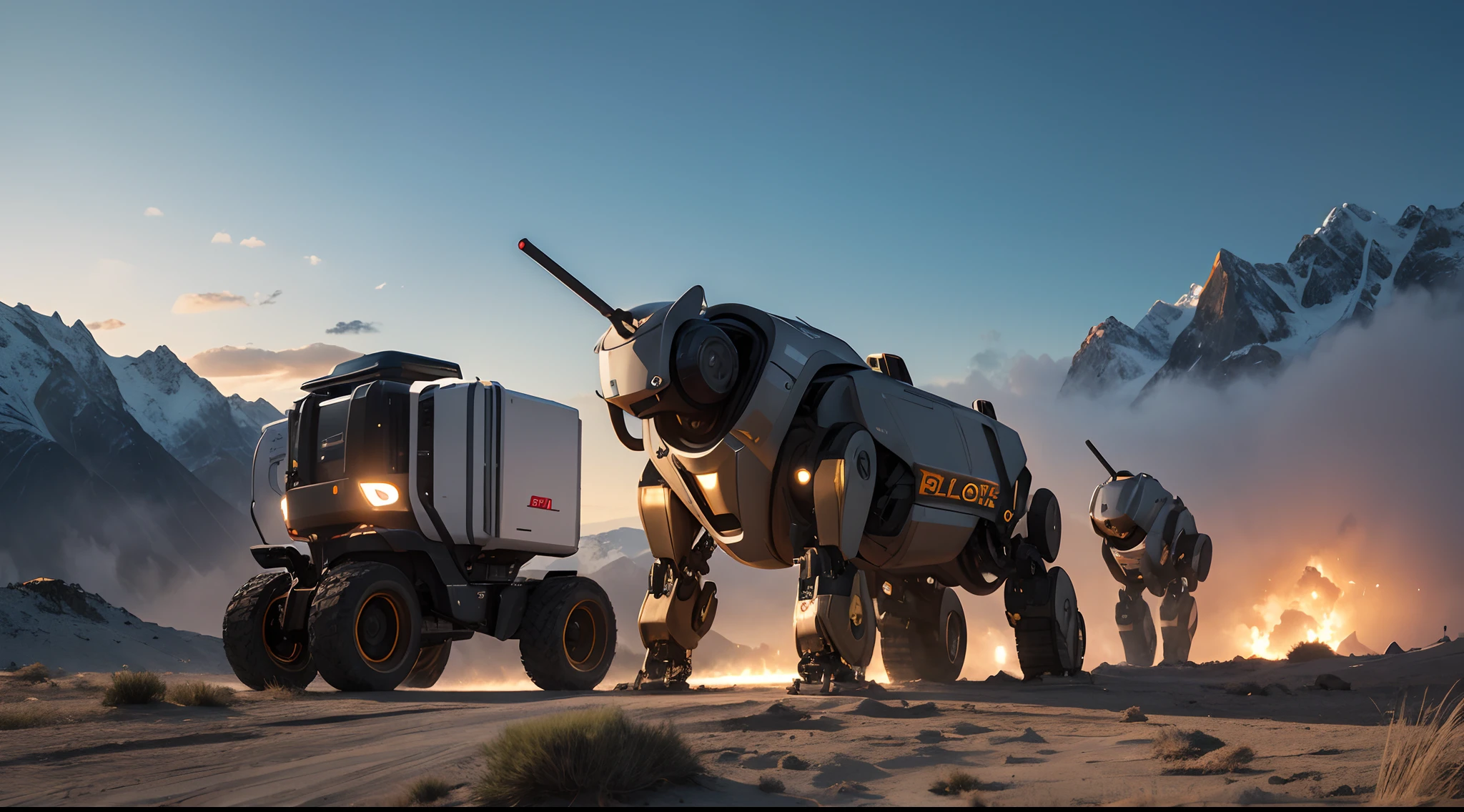 A detailed description of this milestone showcases a seamless collaboration between AIGC and robots, enabling advanced automation, improved efficiency, and enhanced human-machine interaction. 8K,high definition resolution