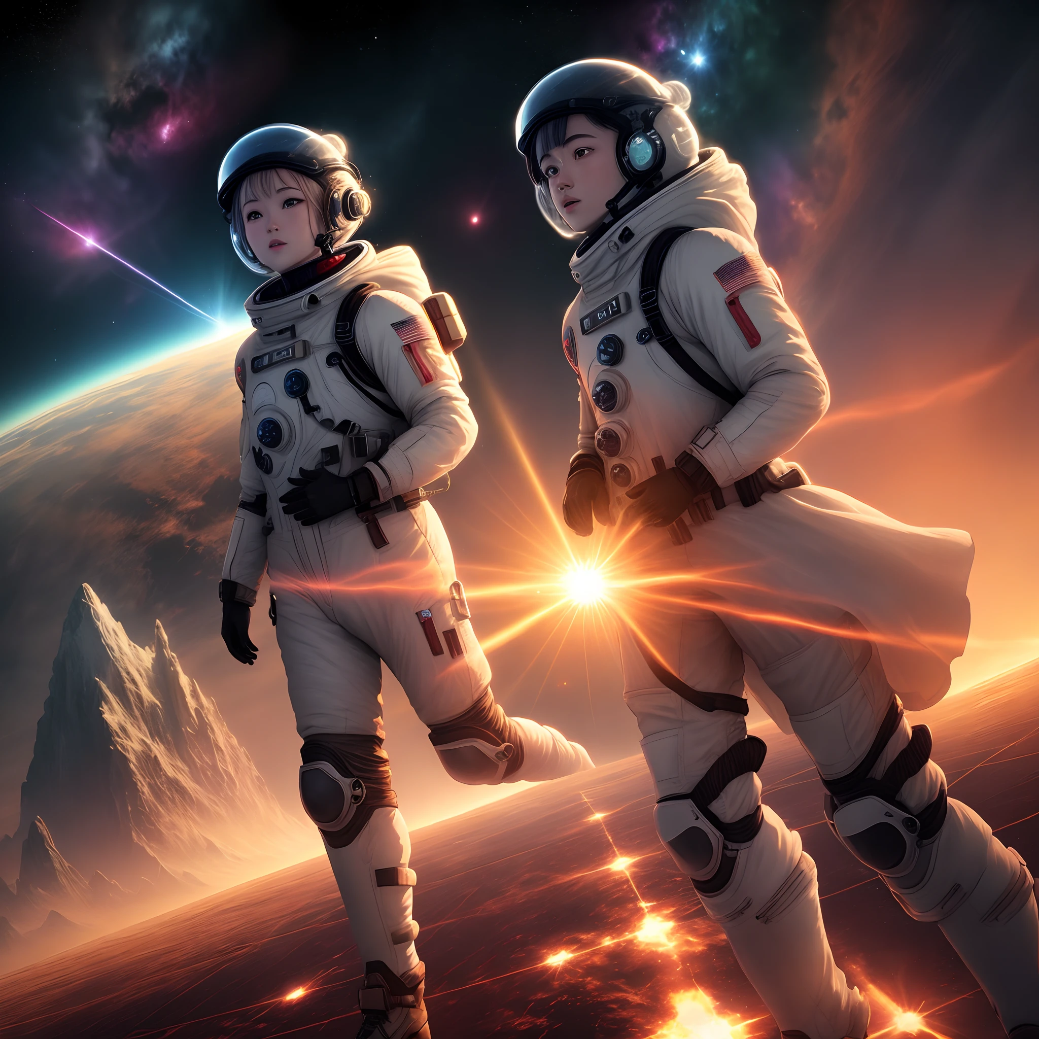 The Wandering Earth 3 Solar Helium Flash Space Elevator
