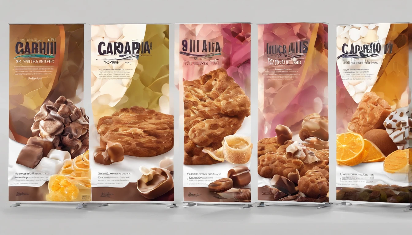 cardapio com 6 produtos doces e 6 salgados e bebidas para um brunch, with price and description of each item with subtitles in very high resolution 4k
