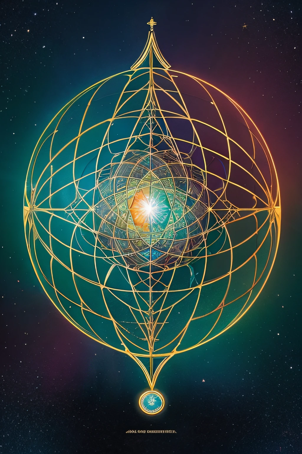 kosmos　Sacred geometry　amarelo