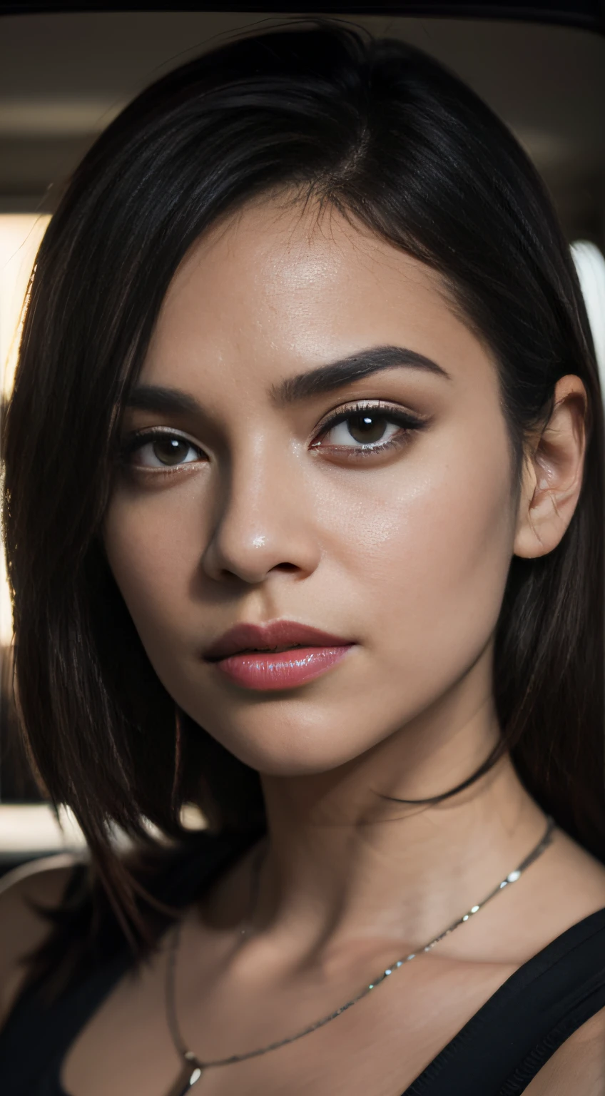 lorescer, lens reflection, (8k, .RAW, profissional, melhor qualidade, master part: 1.2), (Realistic, fotorrealista: 1.37), ultra-detalhado, (Retrato grande angular de 25 mm), (pele mais detalhada: 1.2), rosto muito detalhado, Cinematic lighting, dirigindo seu BMW sedan 325i