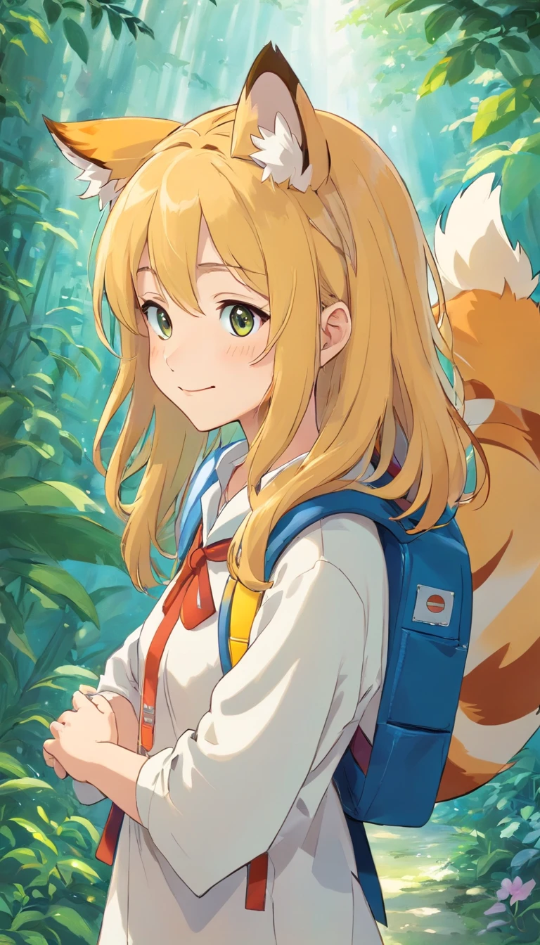 heal,Reject EMO,Very happy,Very happy,Face life with a smile,rays of sunshine,long whitr hair,Cute Tiger Backpack