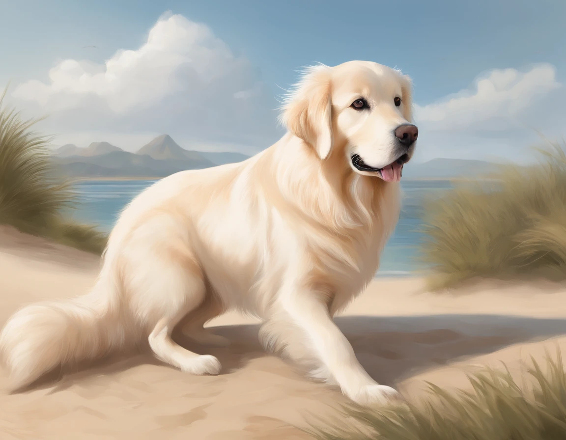Cream White Golden Retriever, 年轻, Very fine, in beach, (White fur:1.4), 8K, very real, TESO, Warm, Highly detailed, pointed, professional, 8K UHD{{thick outline}}, {{black outline}}, {{game cg}}, {{vector trace}}, {{{{{{bestiality, creature sex}}}}}}, 1 creature and 1 girl, {{{{creature standing behind girl}}}}, {{1 creature, pig shape large-creature, open mouth, leaning forward, large penis, creature penis in pussy, doggy style sex, sex from behind, rape}}, nsfw, 1 girl, naked, {{on all fours}}, nipples, navel, pussy, vulgarity, {{tearful}}, younger, blonde shiny hair, {{{{medium hair}}}}, mint eyes, small breasts, outdoor, pasture land, facing the front, from outside, couple focus, perfect face, perfect anatomy, intricate, (highly detailed),
Japanese translation