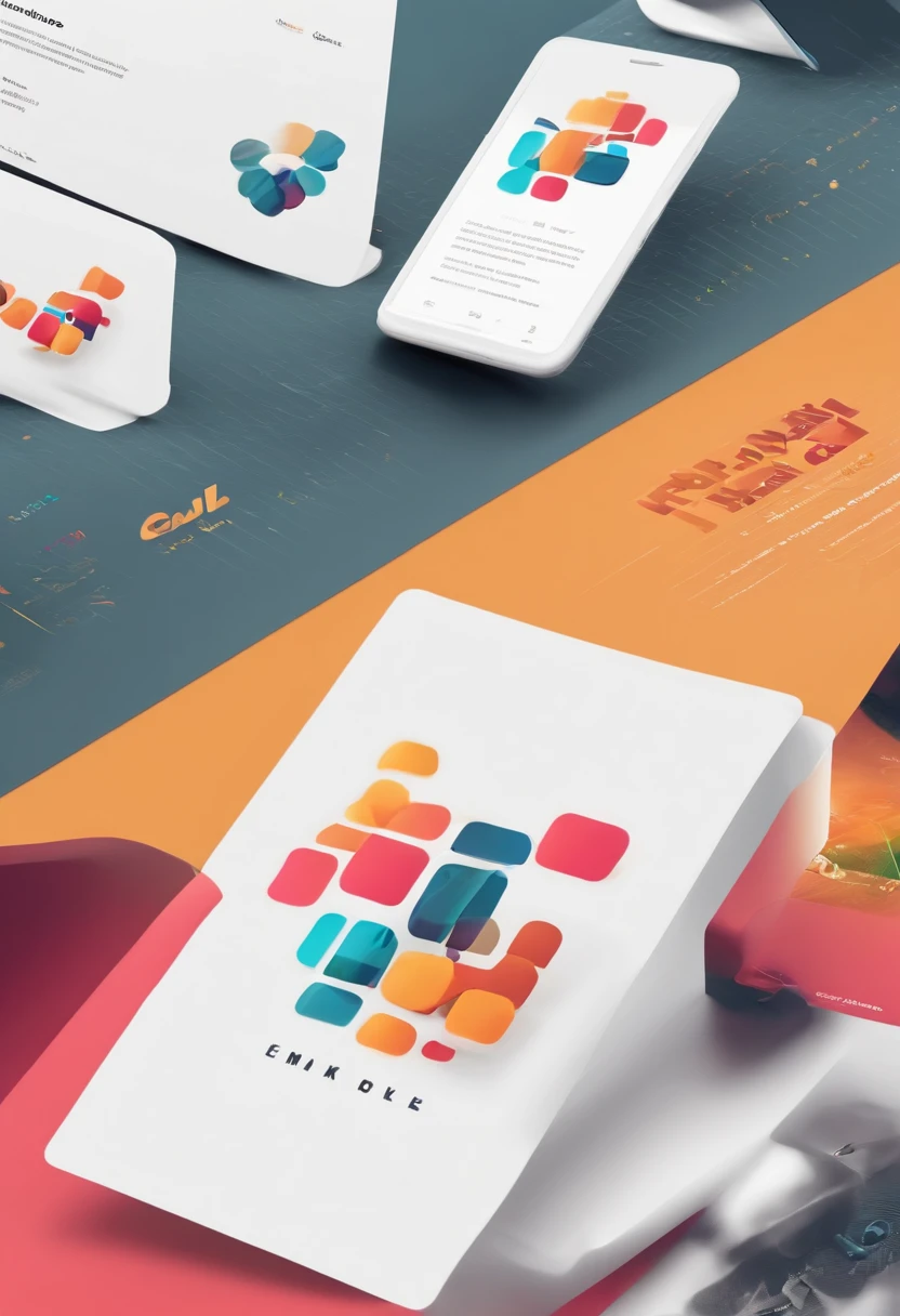 Design an internet company logo,Simple style,There are finger elements