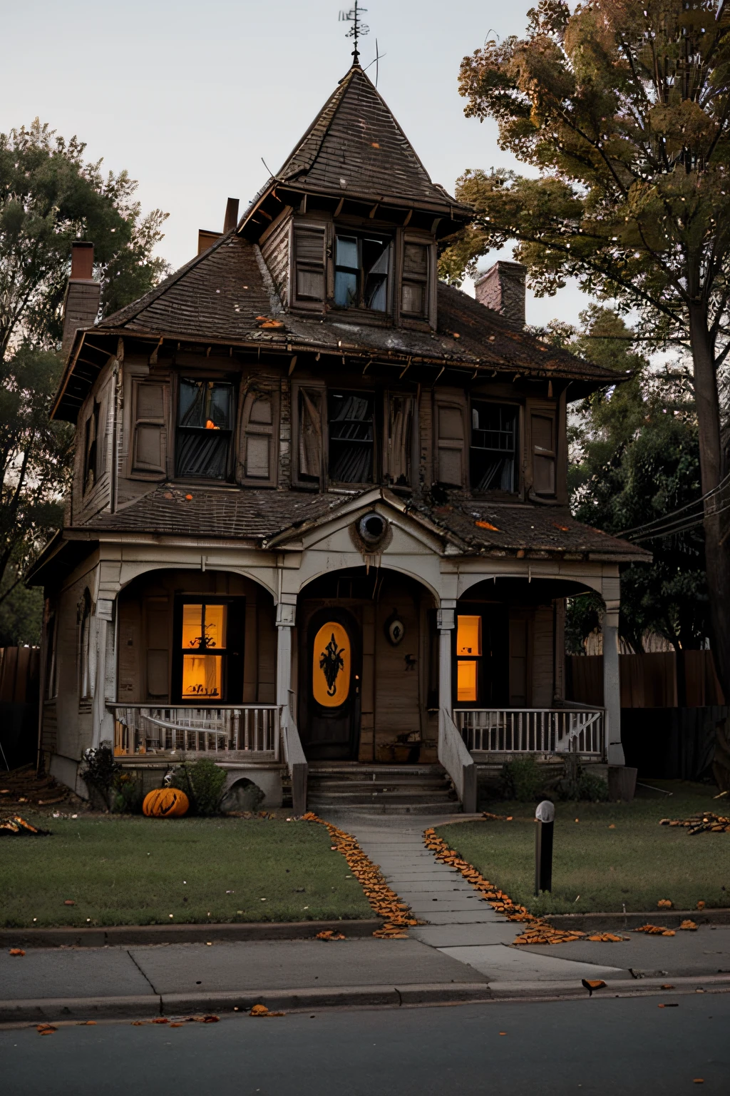 halloween house abandoned