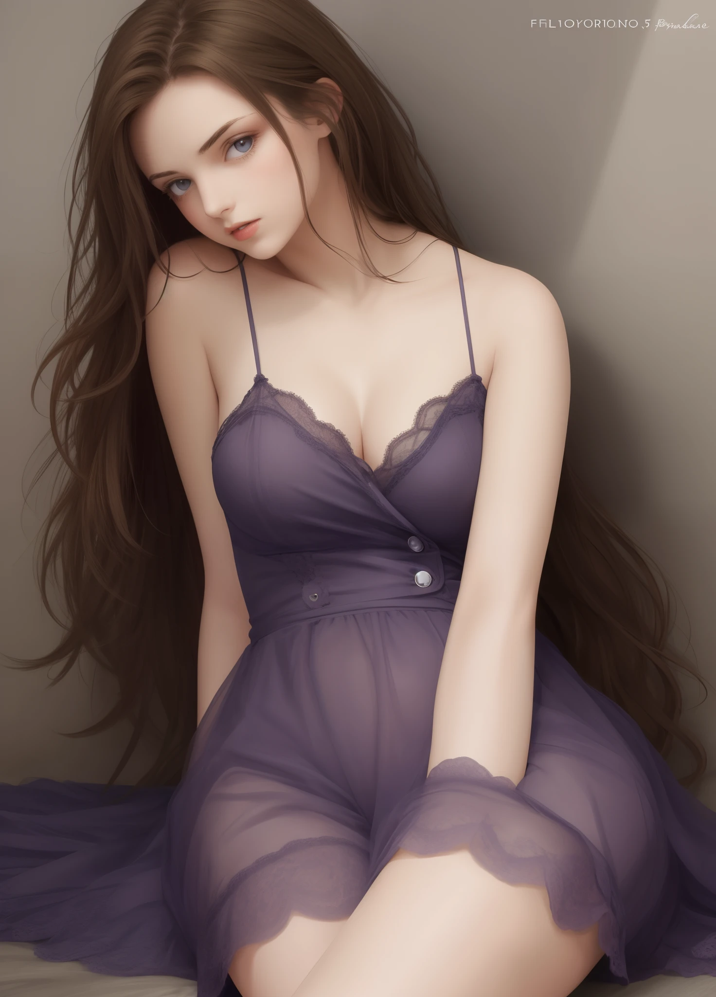 Fille brune 16 ans