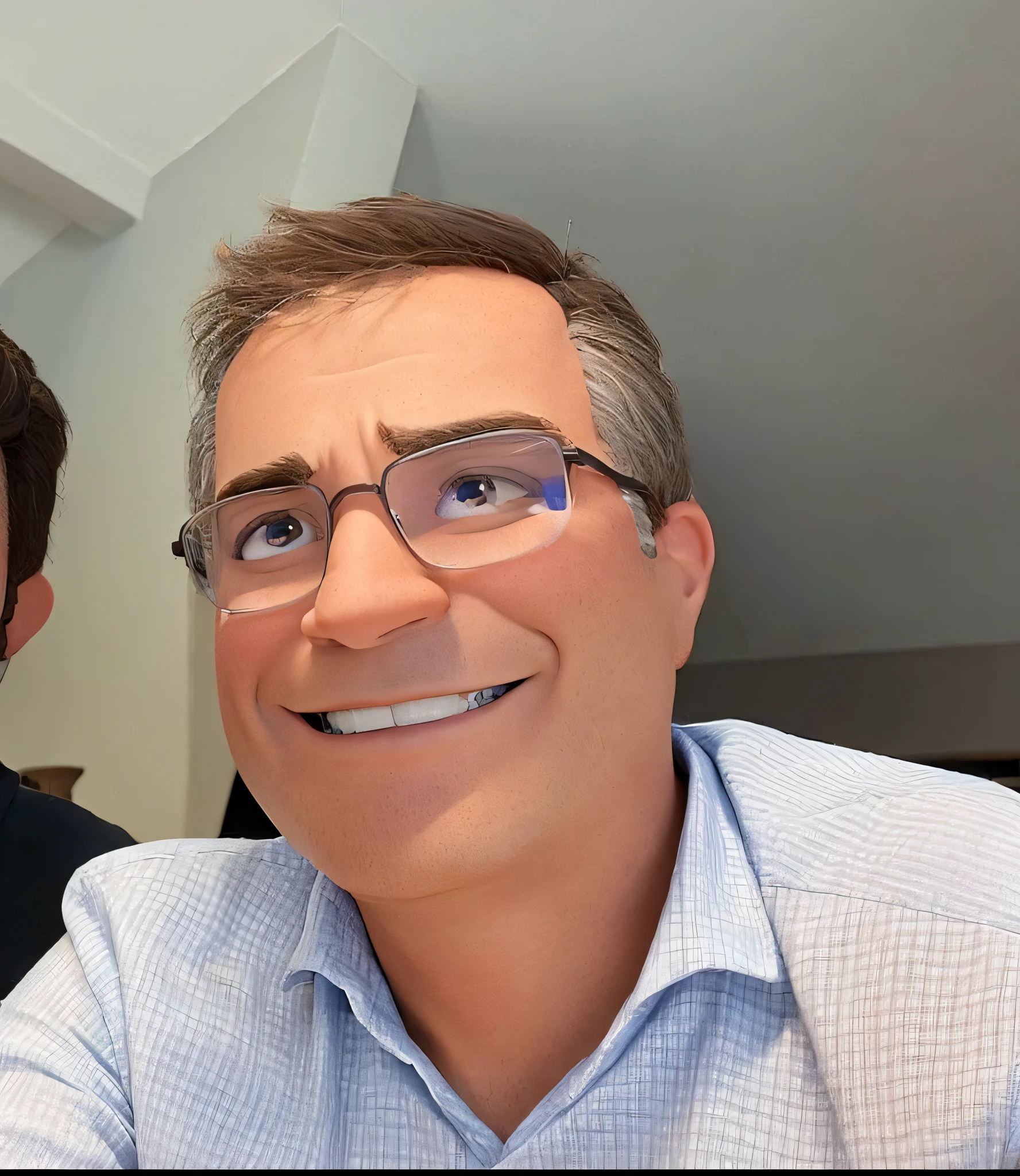 um homem estilo disney pixar studios, alta qualidade, melhor qualidade