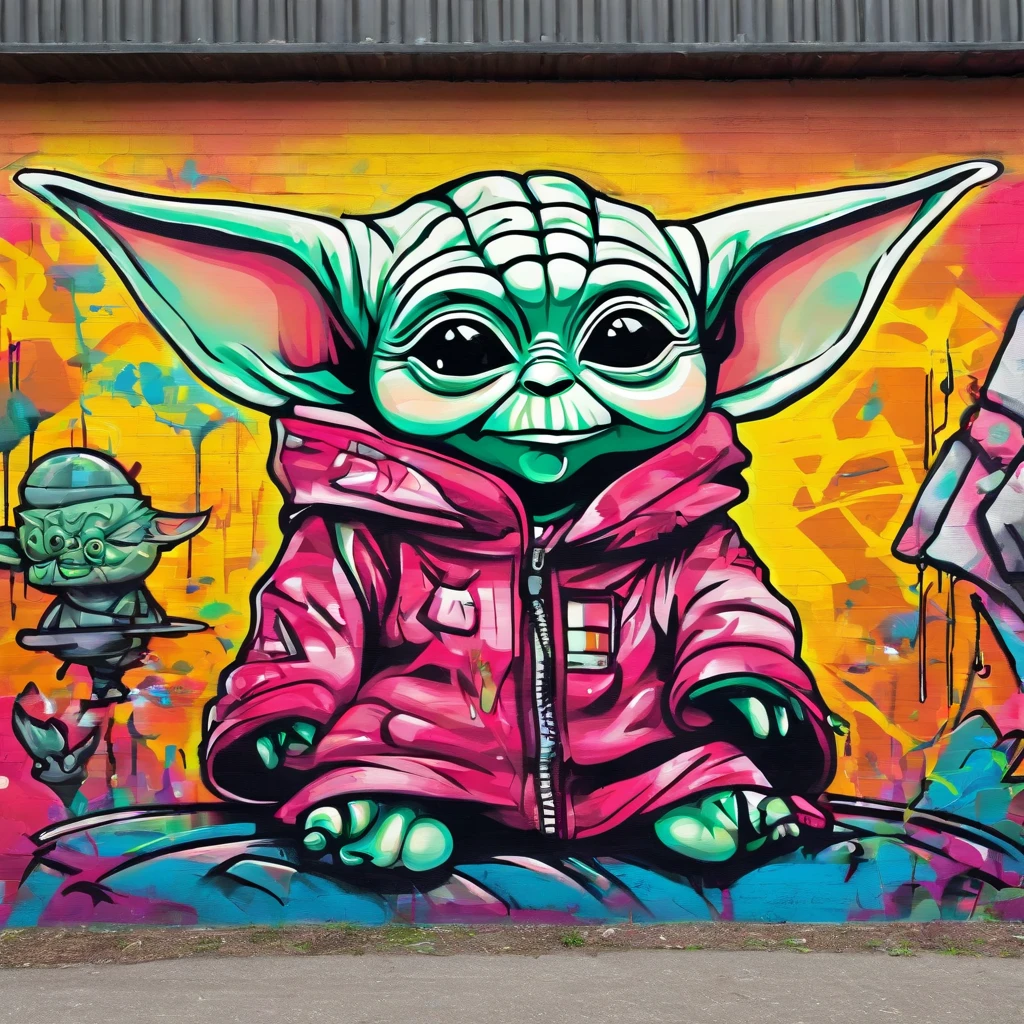 Baby Yoda , mignon, personnage en entier ,